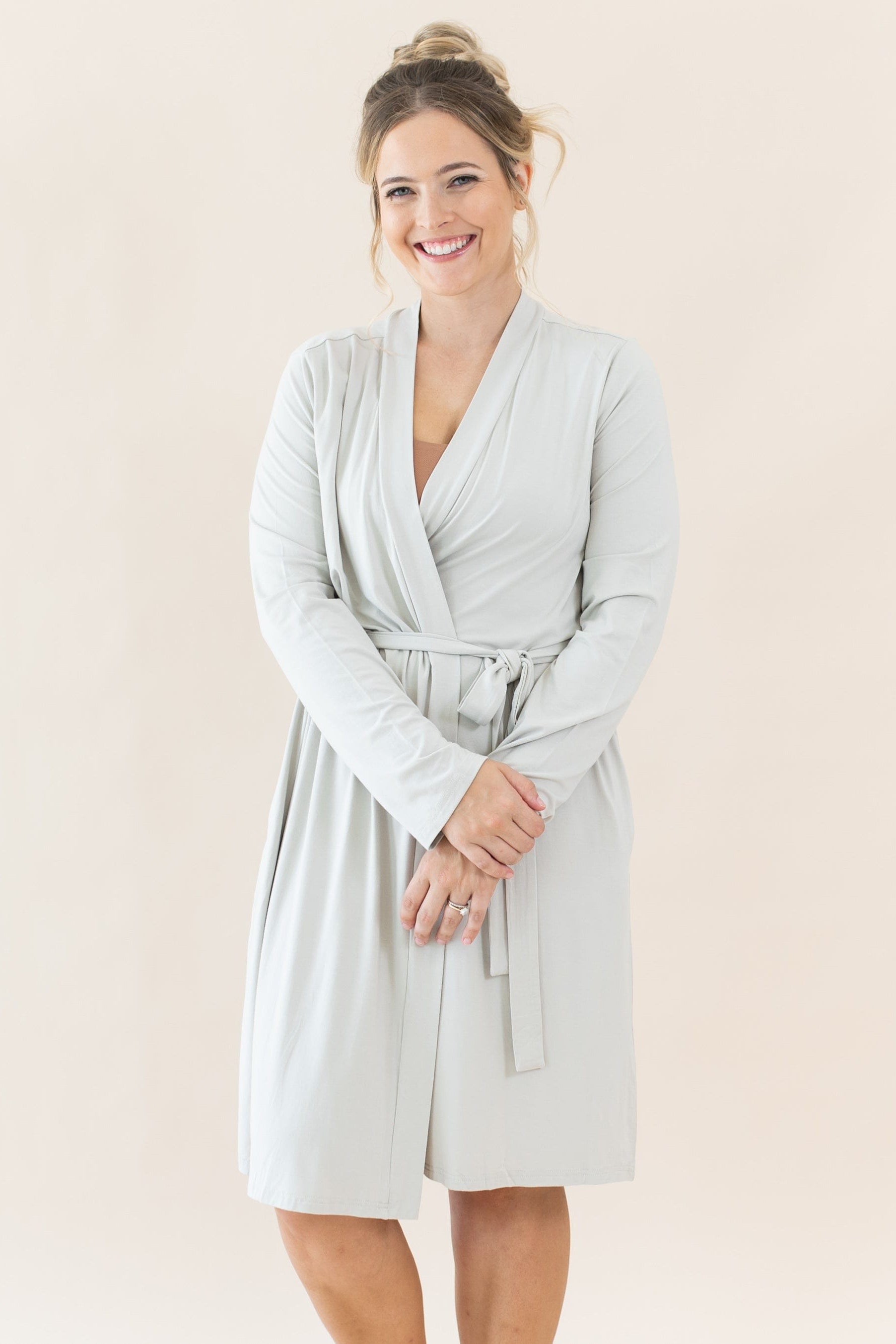 Kyte Baby Women's Lounge Robe Women’s Lounge Robe in Oat