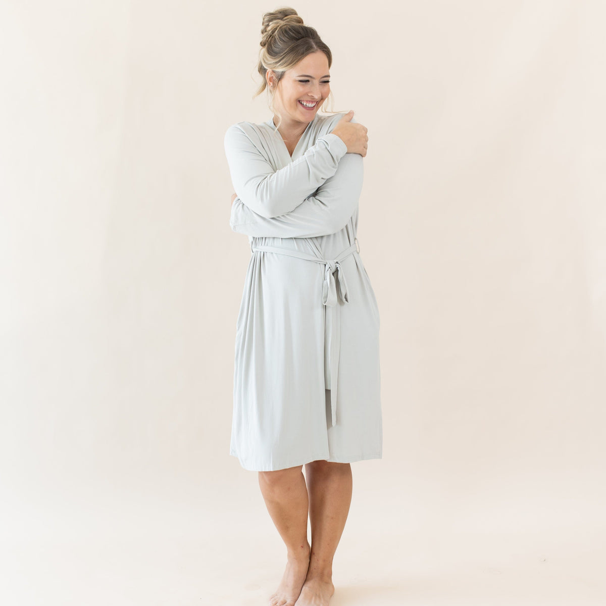 Kyte Baby Women's Lounge Robe Women’s Lounge Robe in Oat