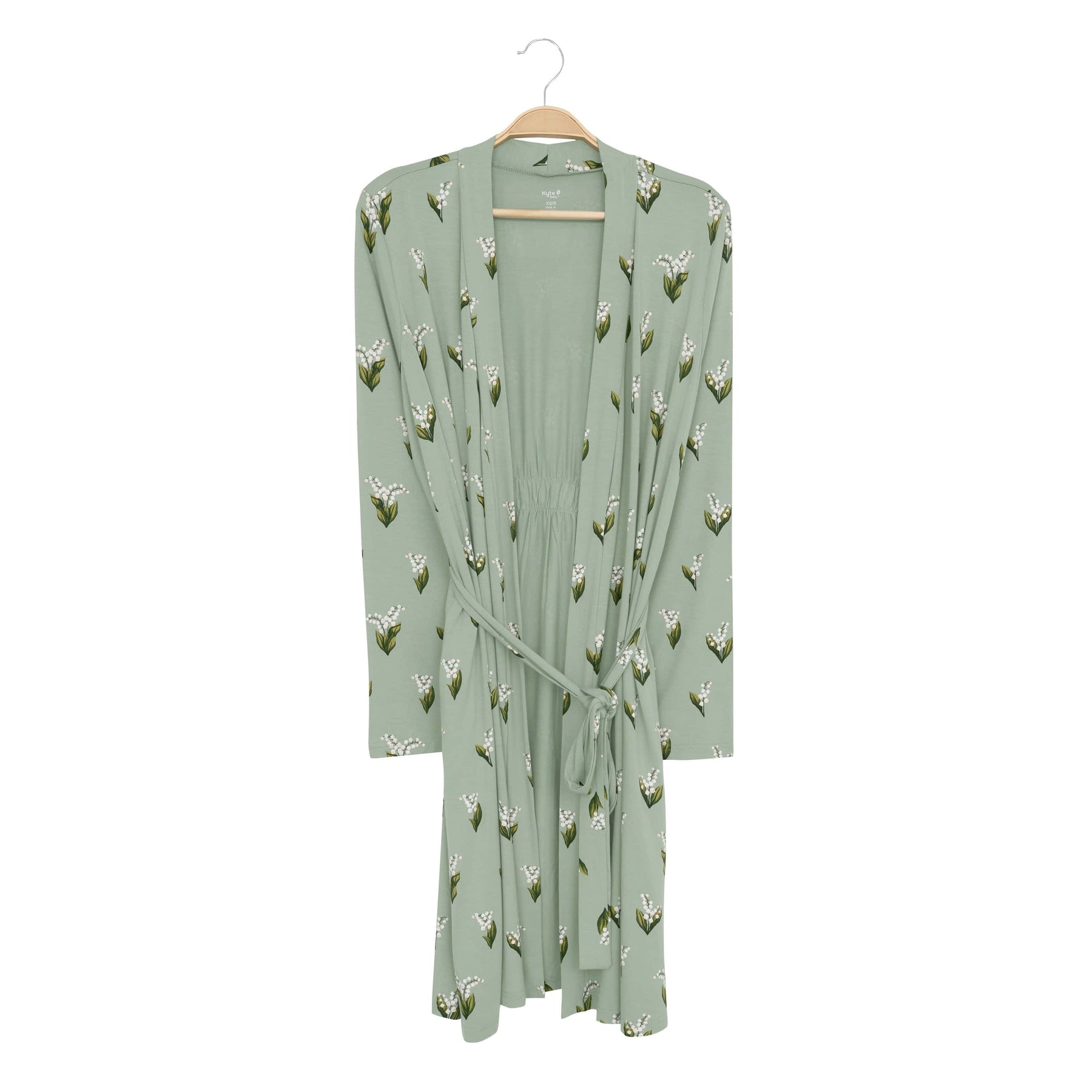 Kyte Baby Women's Lounge Robe Women's Lounge Robe in Thyme Lily