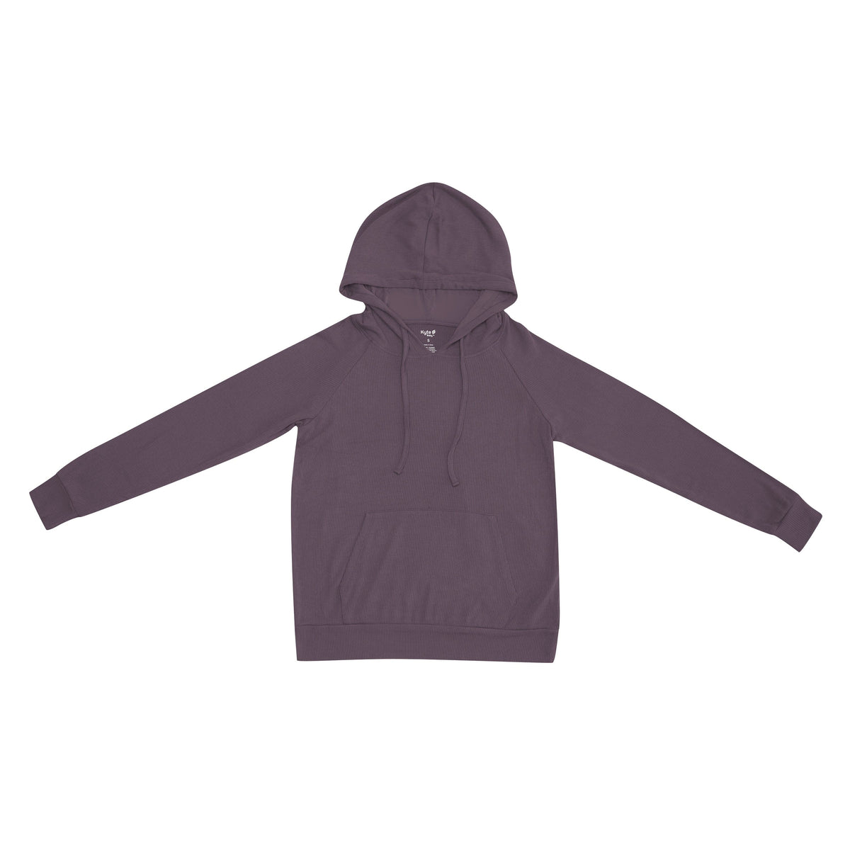 Kyte Baby Women's Ribbed Hoodie Women's Ribbed Hoodie in Currant