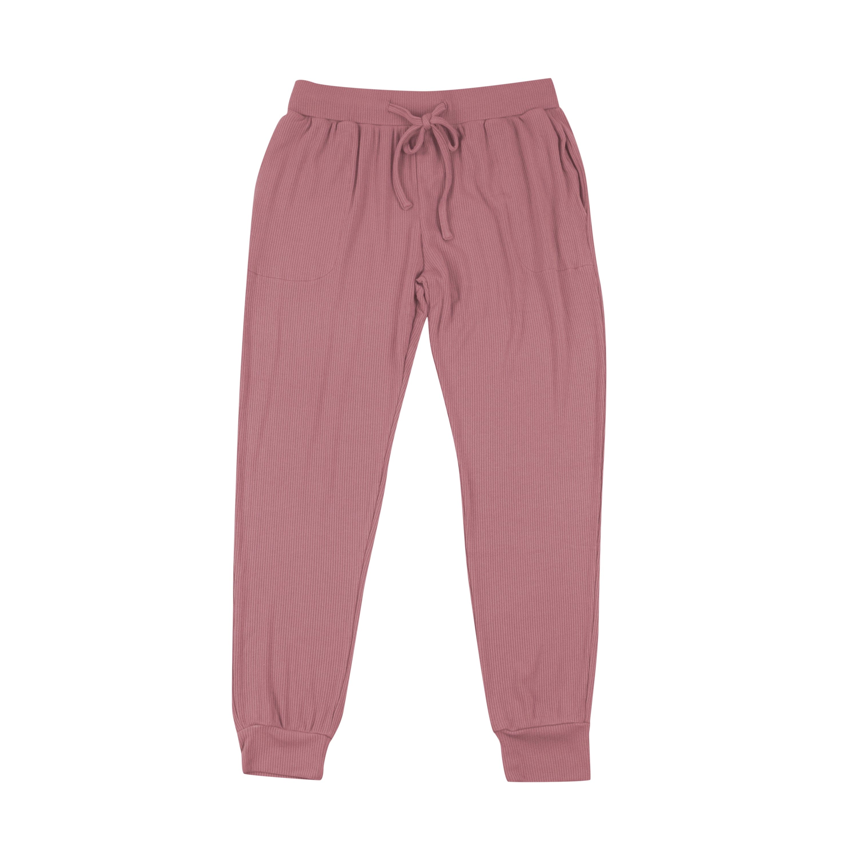 Kyte Baby Women's Ribbed Jogger Pant in Dusty Rose