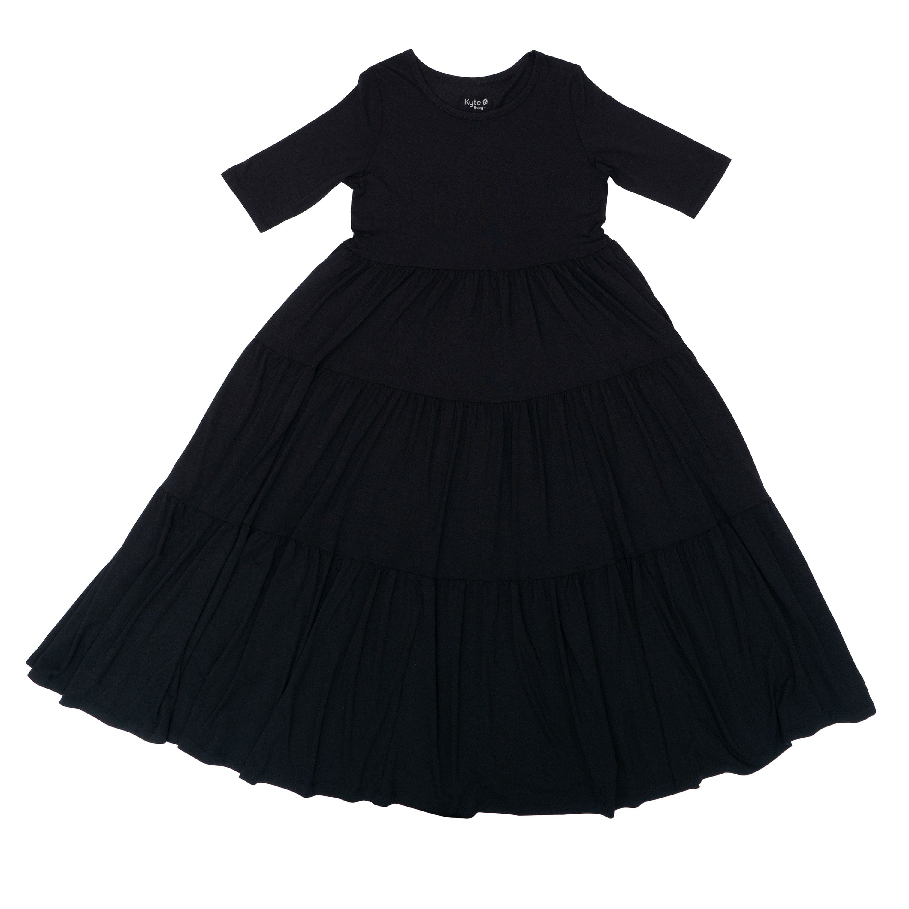 Kyte Baby Womens Tiered Dress Women’s Tiered Dress in Midnight