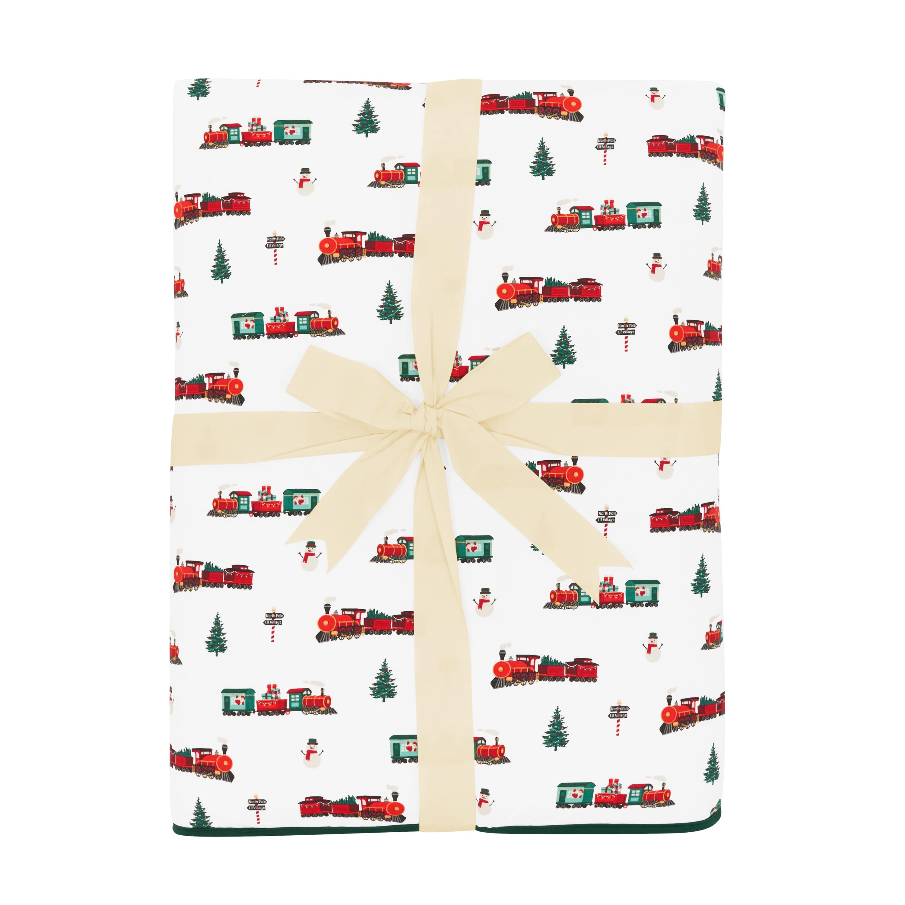 Kyte Baby Youth Blanket Holiday Train / Youth Youth Blanket in Holiday Train 2.5