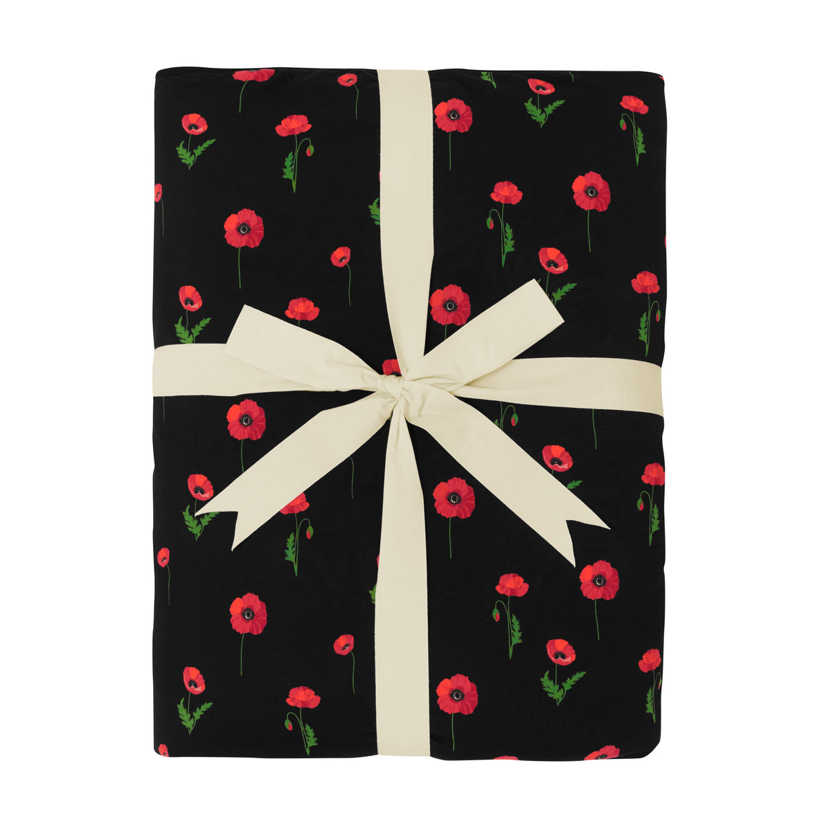 Kyte Baby Youth Blanket Midnight Poppies / Youth Youth Blanket in Midnight Poppies 2.5