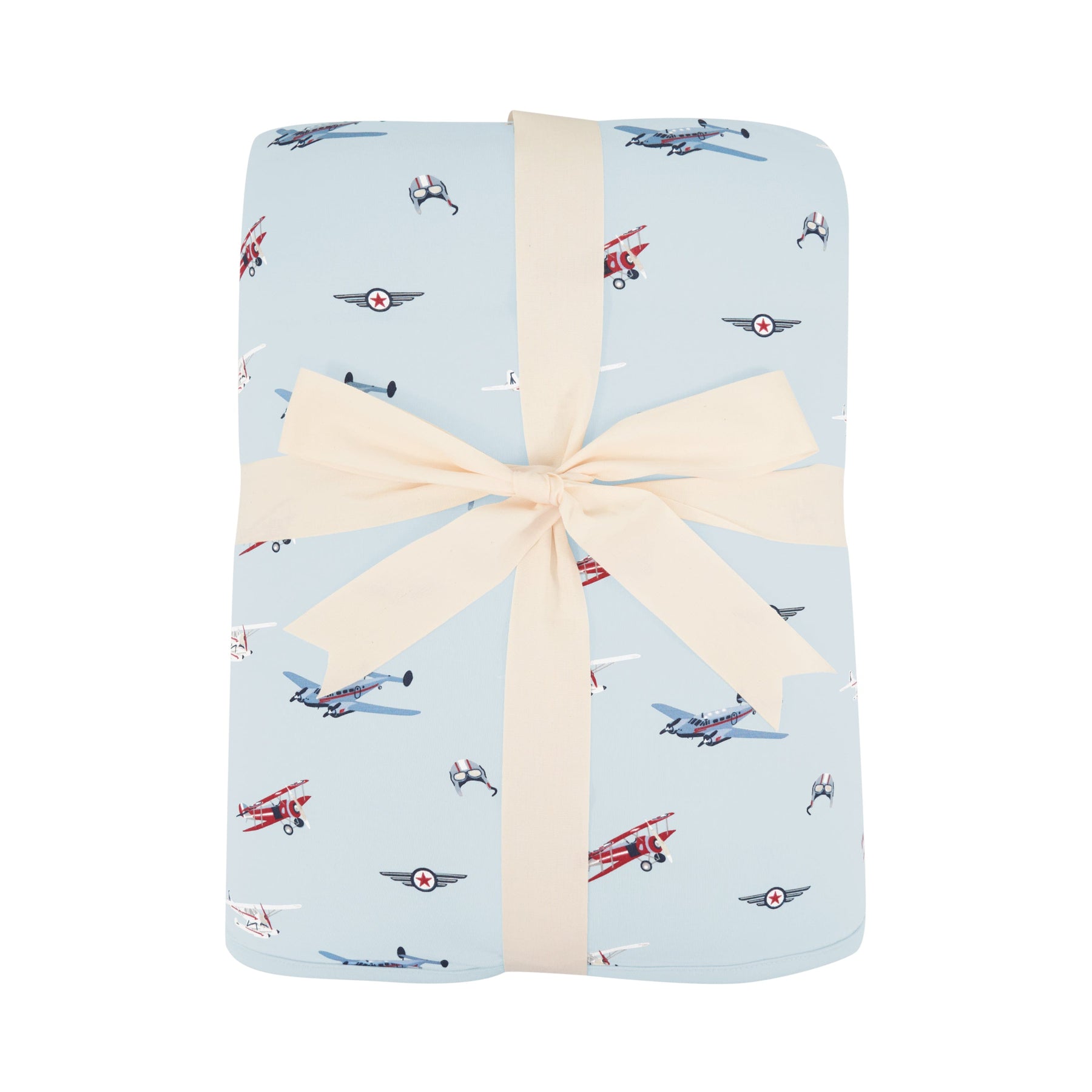 Kyte Baby Youth Blanket in Vintage Planes 2.5