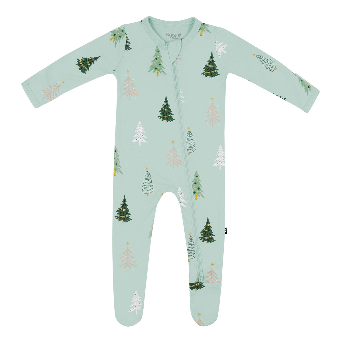 Kyte Baby Zippered Footies Zippered Footie in Boho Tree