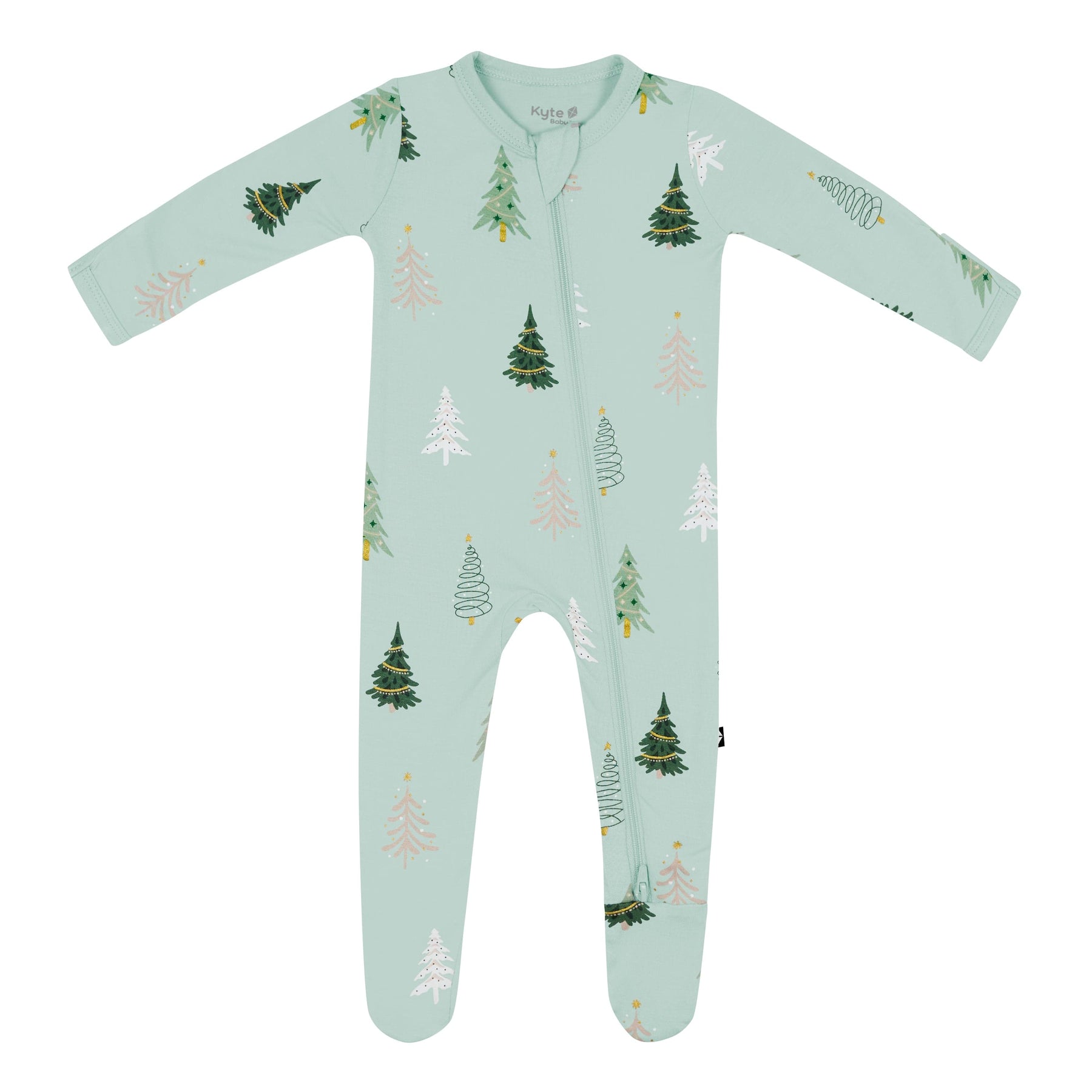 Kyte Baby Zippered Footies Zippered Footie in Boho Tree