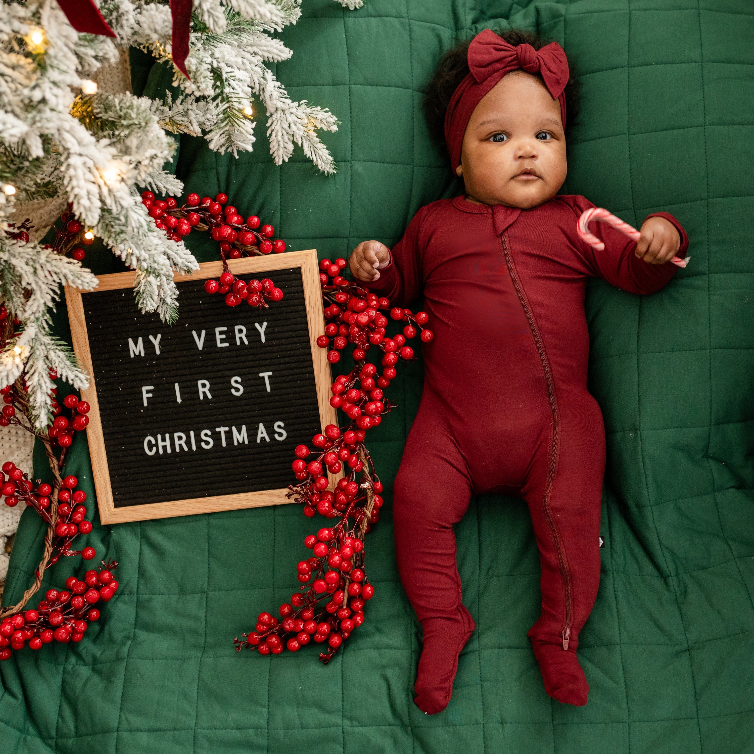 Kyte Baby Zippered Footies Zippered Footie in Burgundy