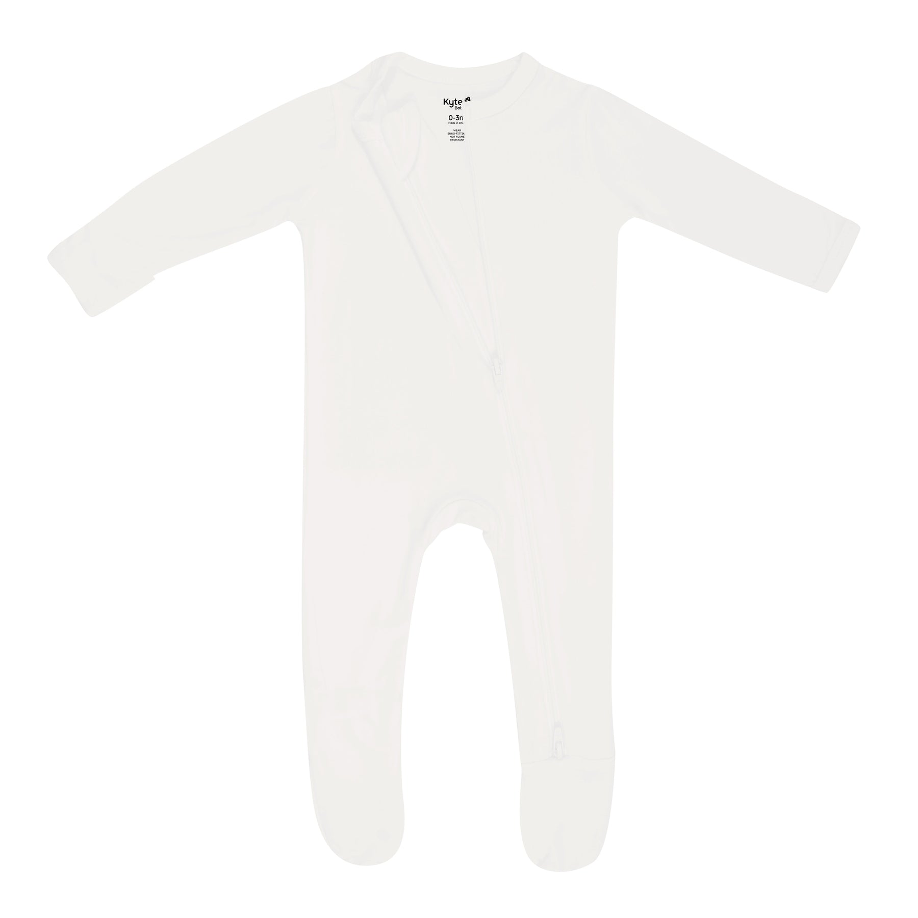 Zippered Footie in Cloud