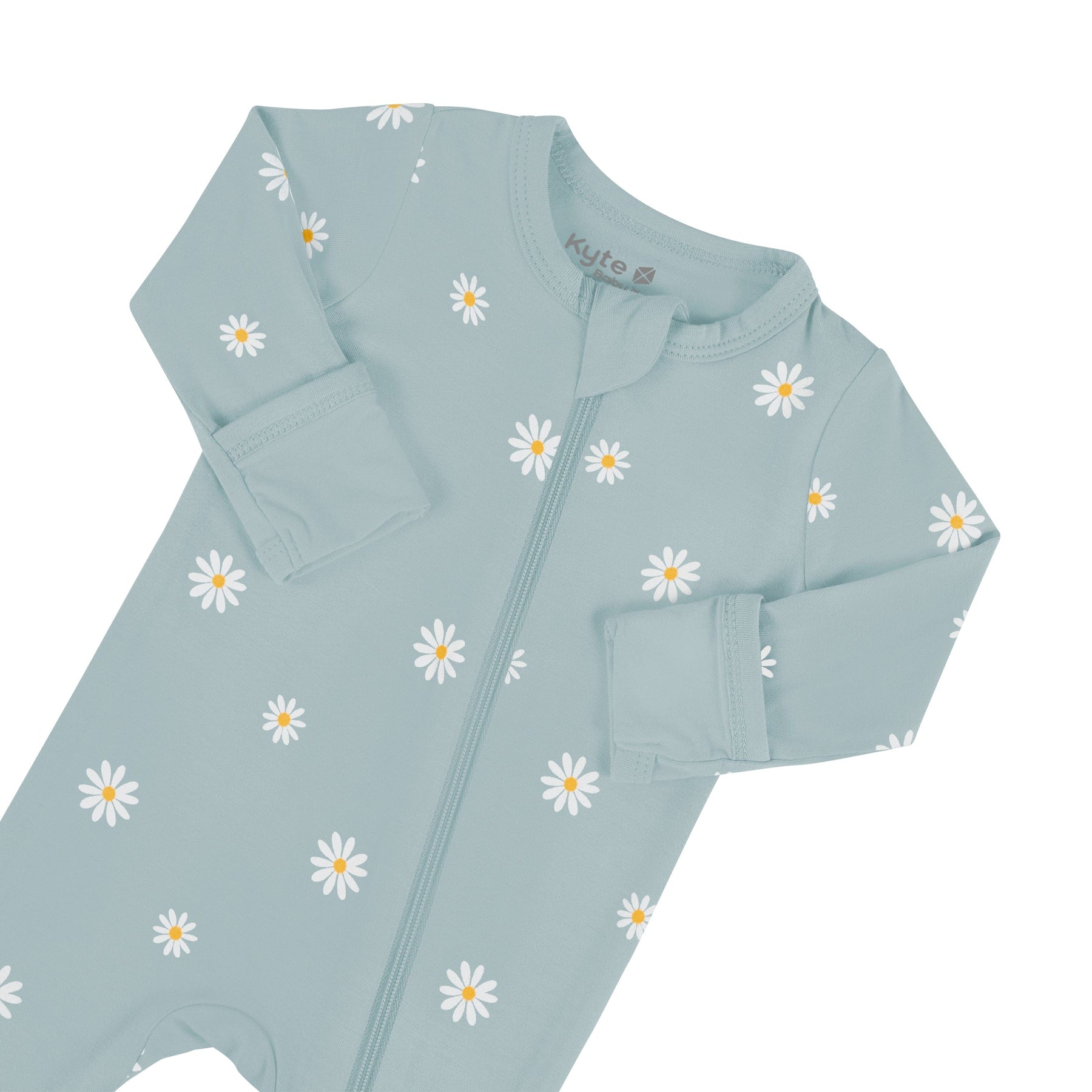 Kyte Baby Zippered Footies Zippered Footie in Daisy