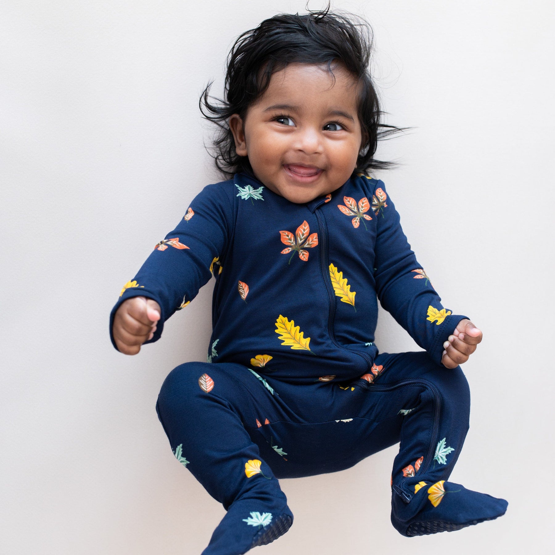 Kyte Baby Zippered Footies Zippered Footie in Foliage