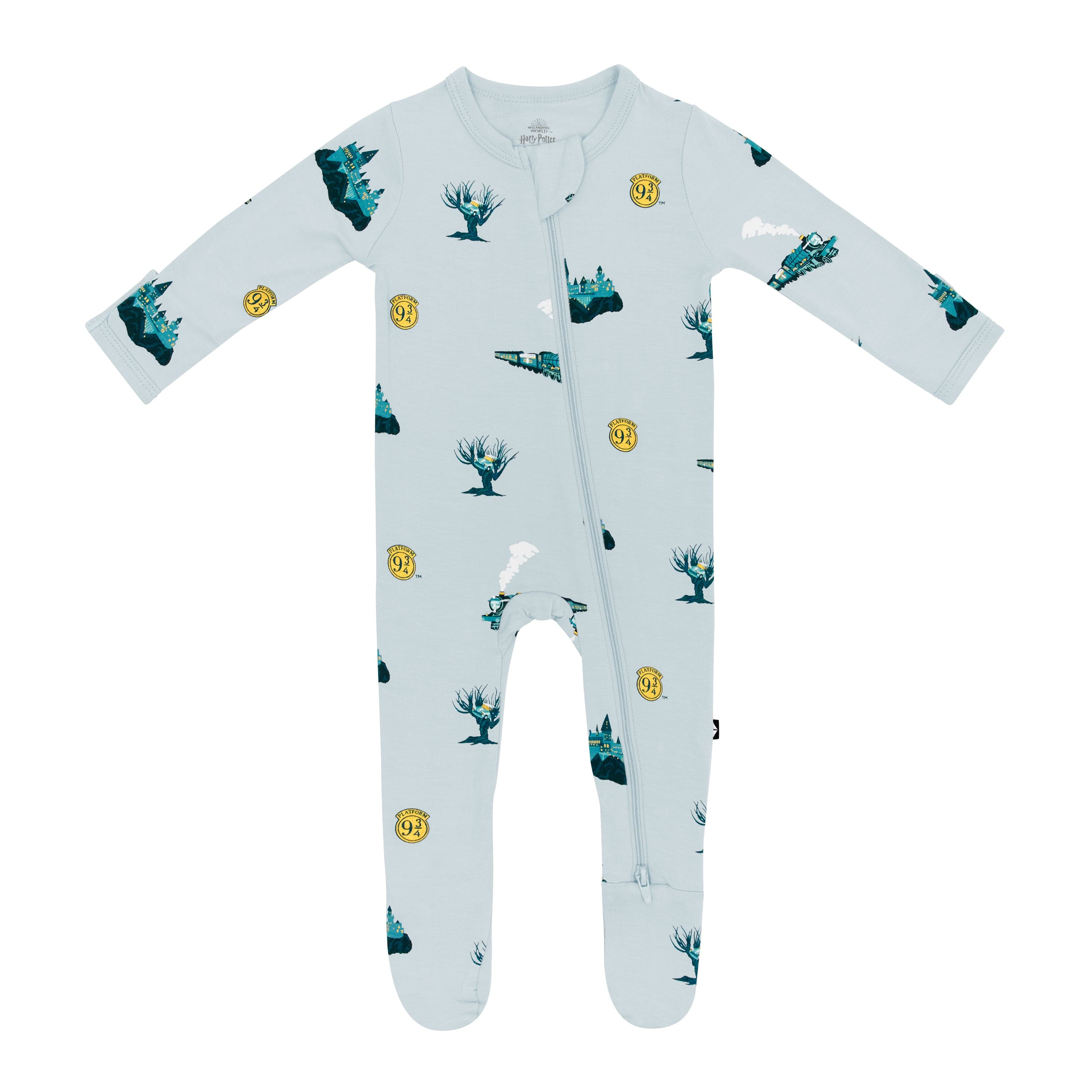 Kyte BABY Zippered Footie in good Spring Polka Dots