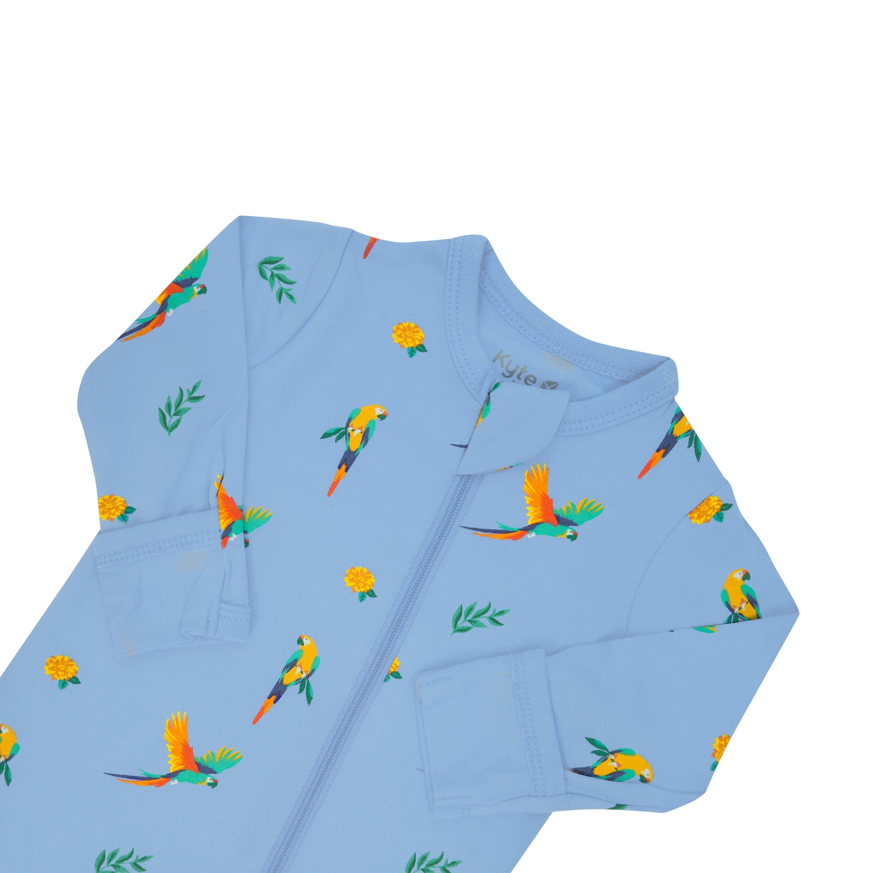 Kyte Baby Zippered Footies Zippered Footie in Macaw