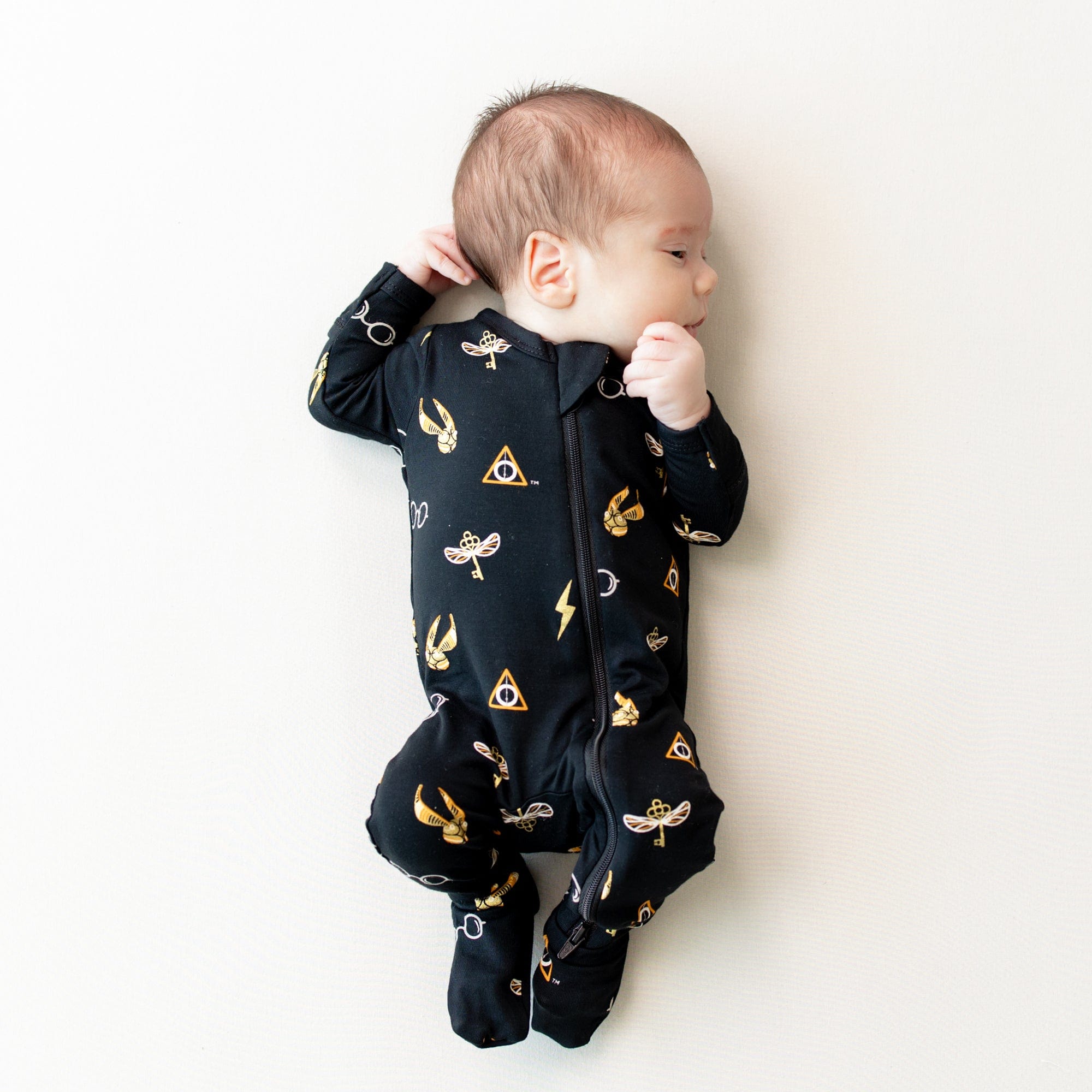 Kyte Baby Zippered Footies Zippered Footie in Midnight Icon