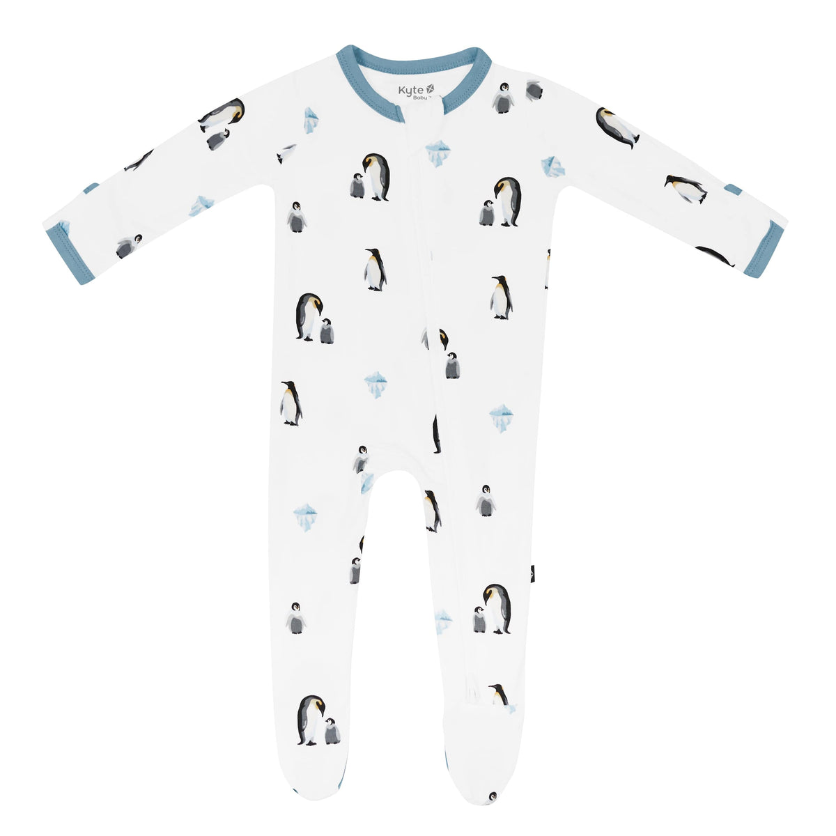 Kyte Baby Zippered Footies Zippered Footie in Penguin