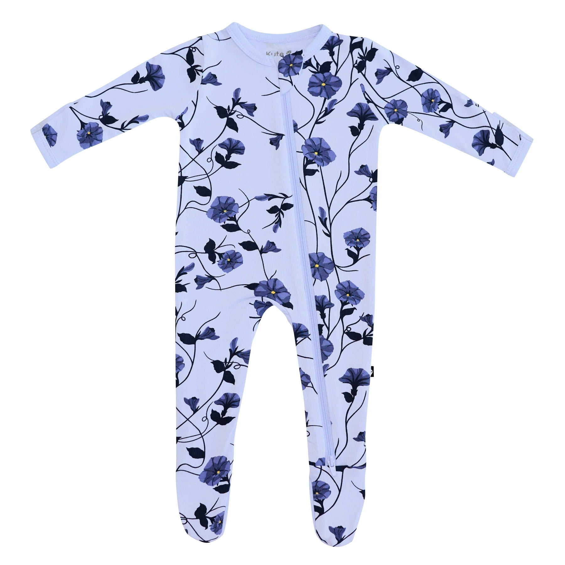 Kyte Baby Zippered Footies Zippered Footie in Petunia