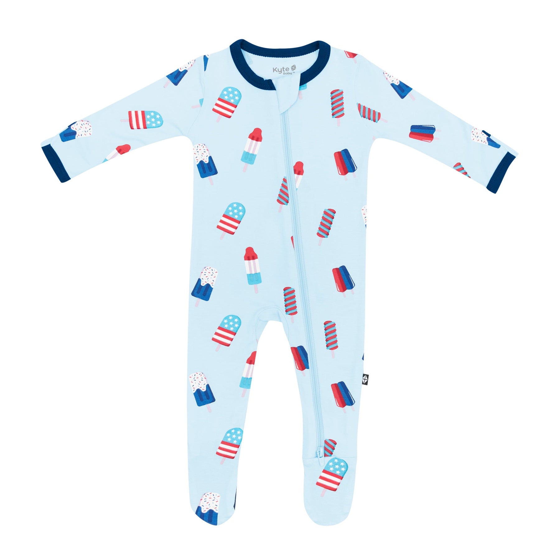 Kyte Baby Zippered Footie in Popsicle