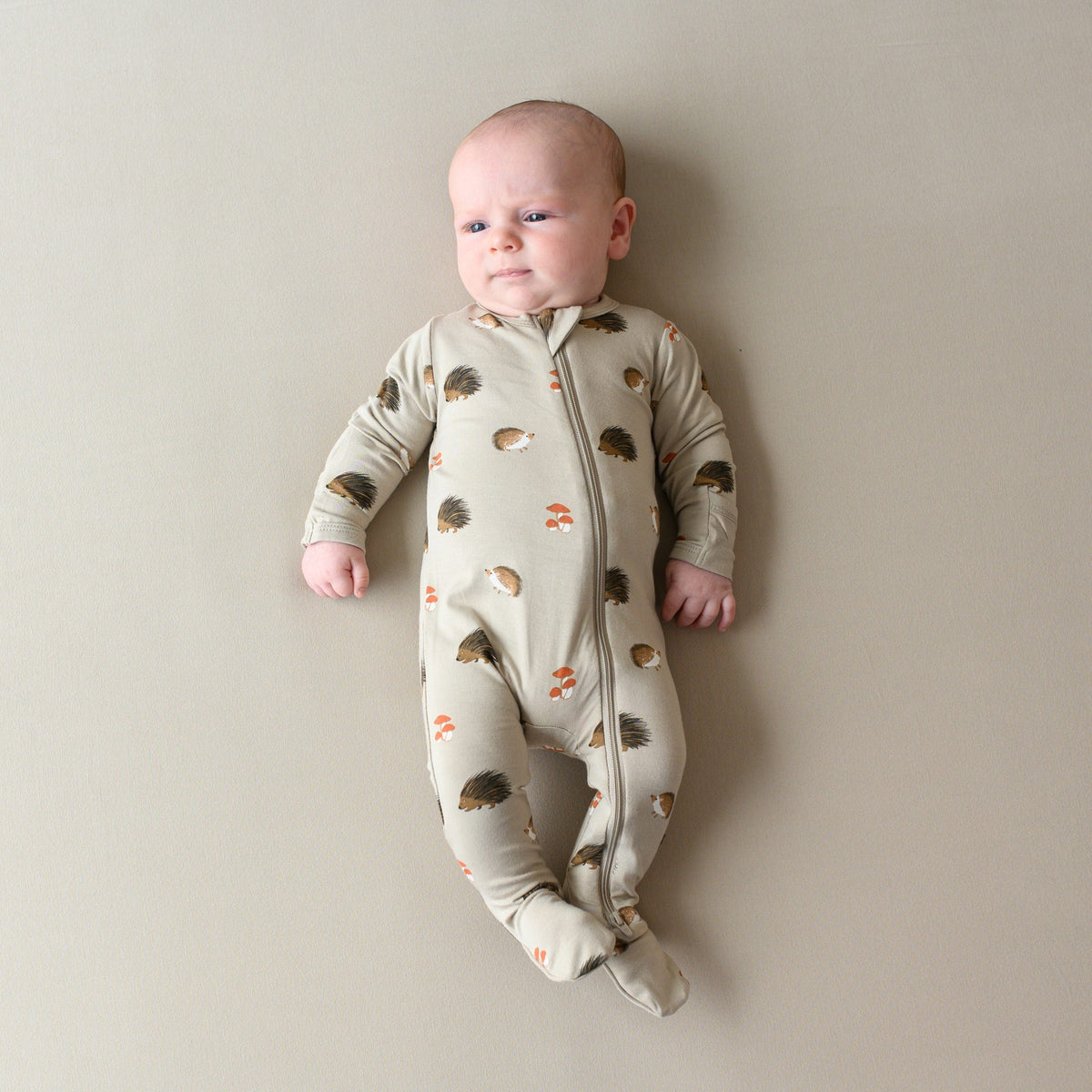 Kyte Baby Zippered Footies Zippered Footie in Prickle