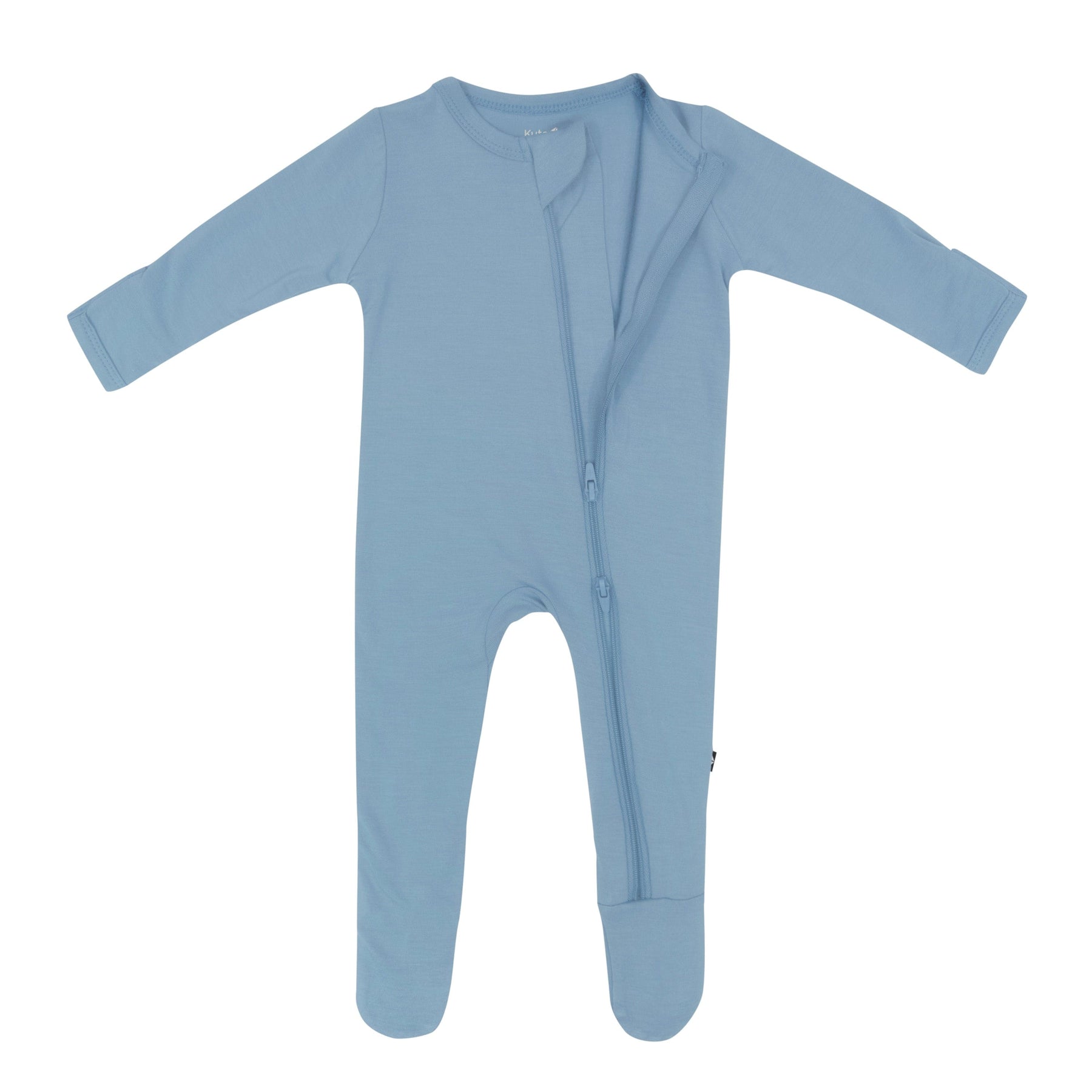 Kyte Baby Zippered Footies Zippered Footie in Slate