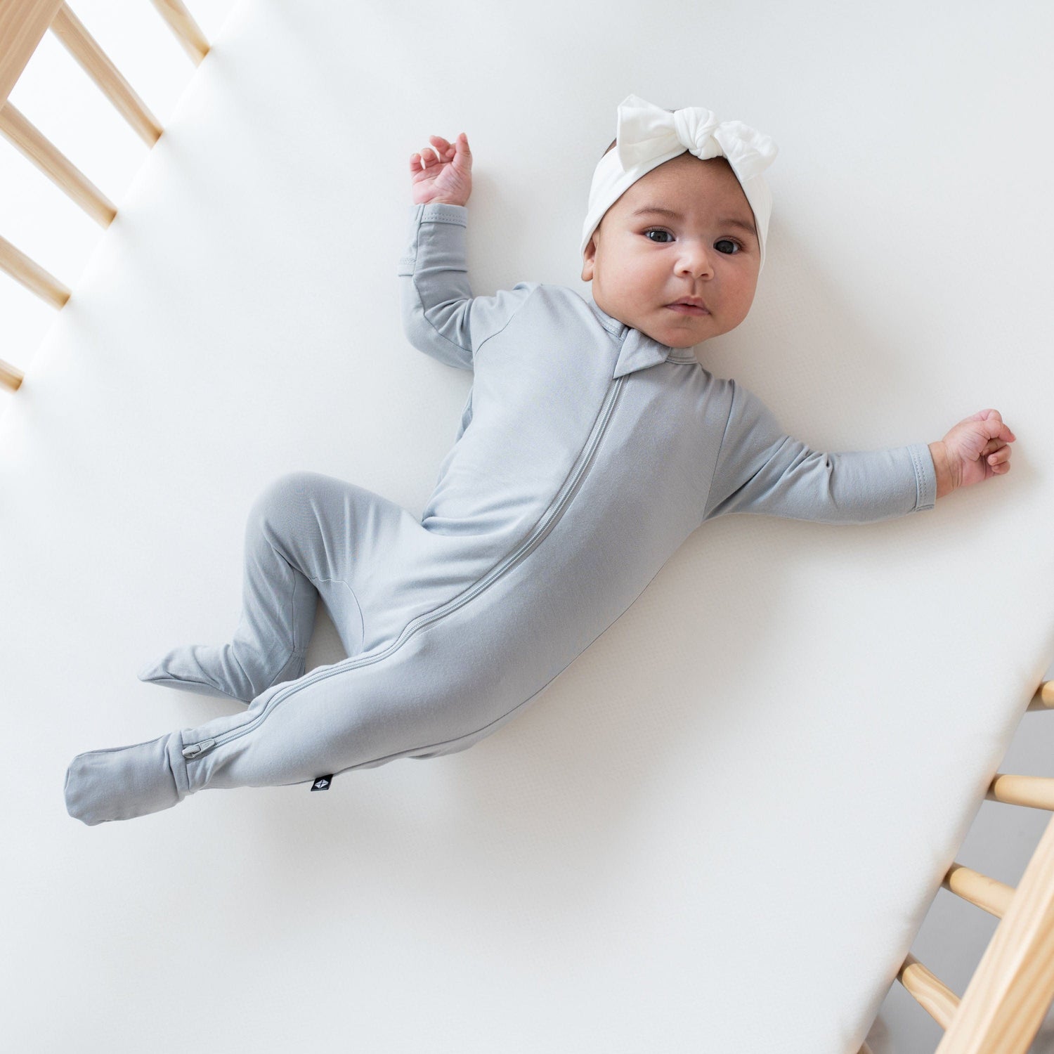 Baby Club Chic Sky Adventure Zipped Footie main image 1
