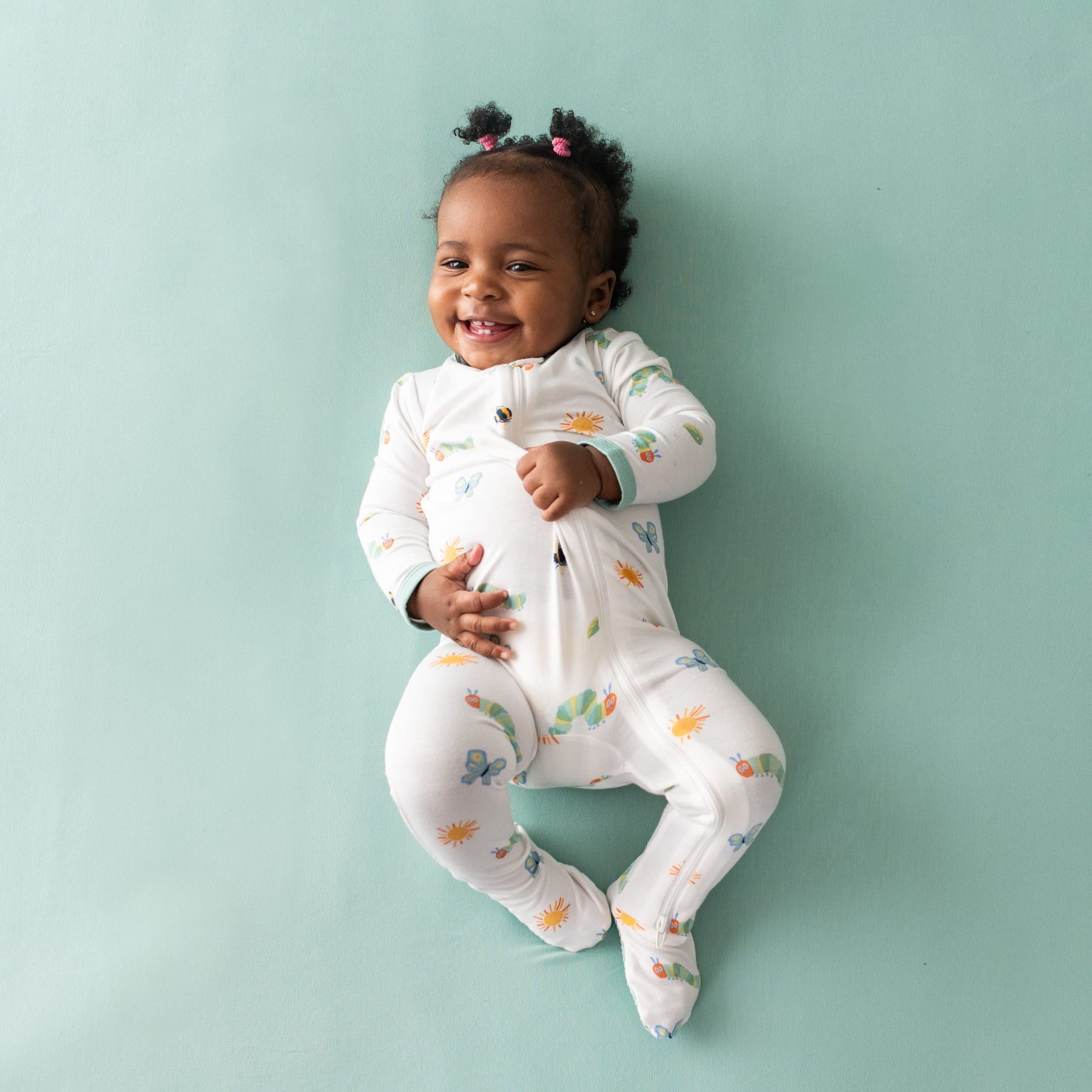 Kyte Baby Zippered Footie - Thistle main image 1