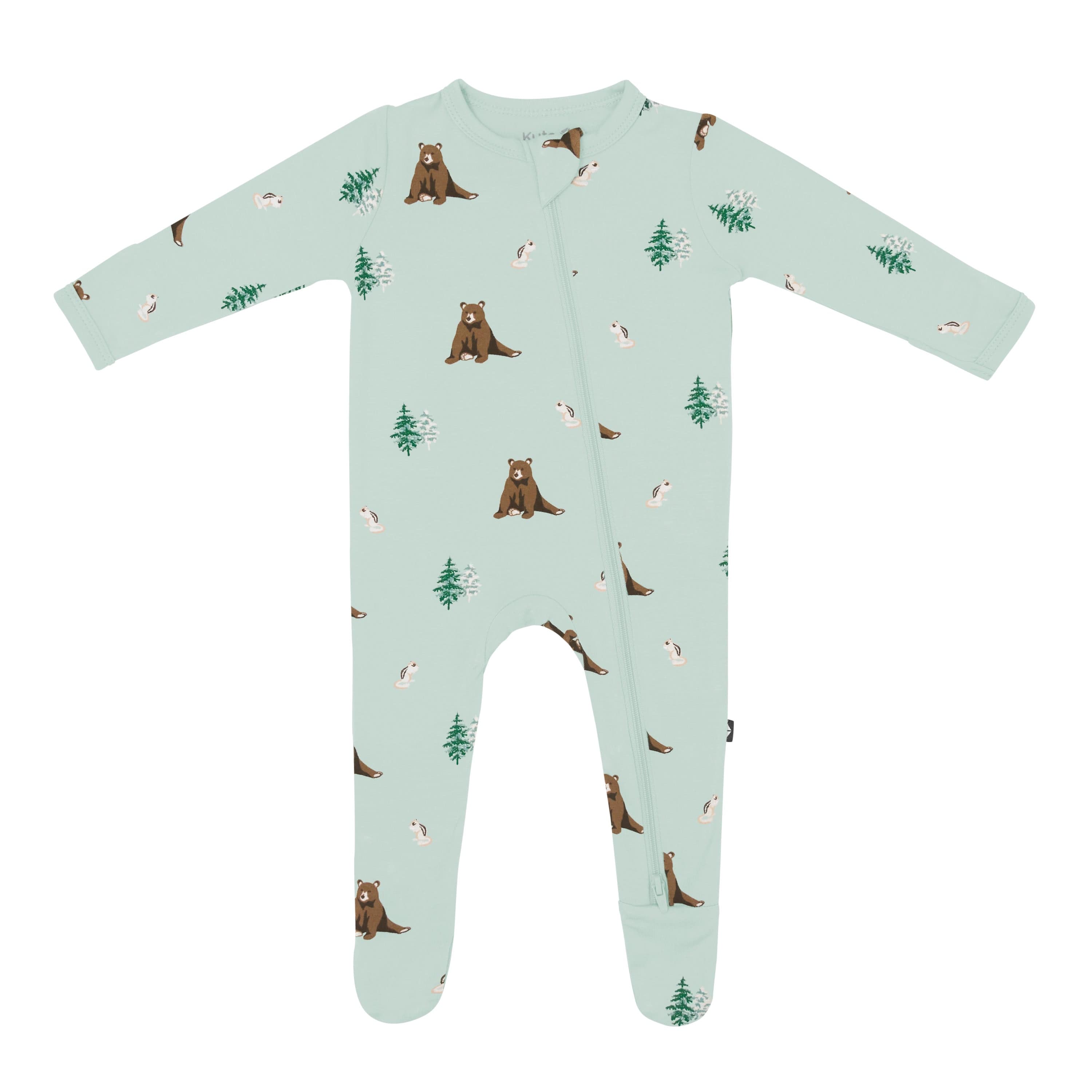 Kyte Baby Zippered Footies Zippered Footie in Trail