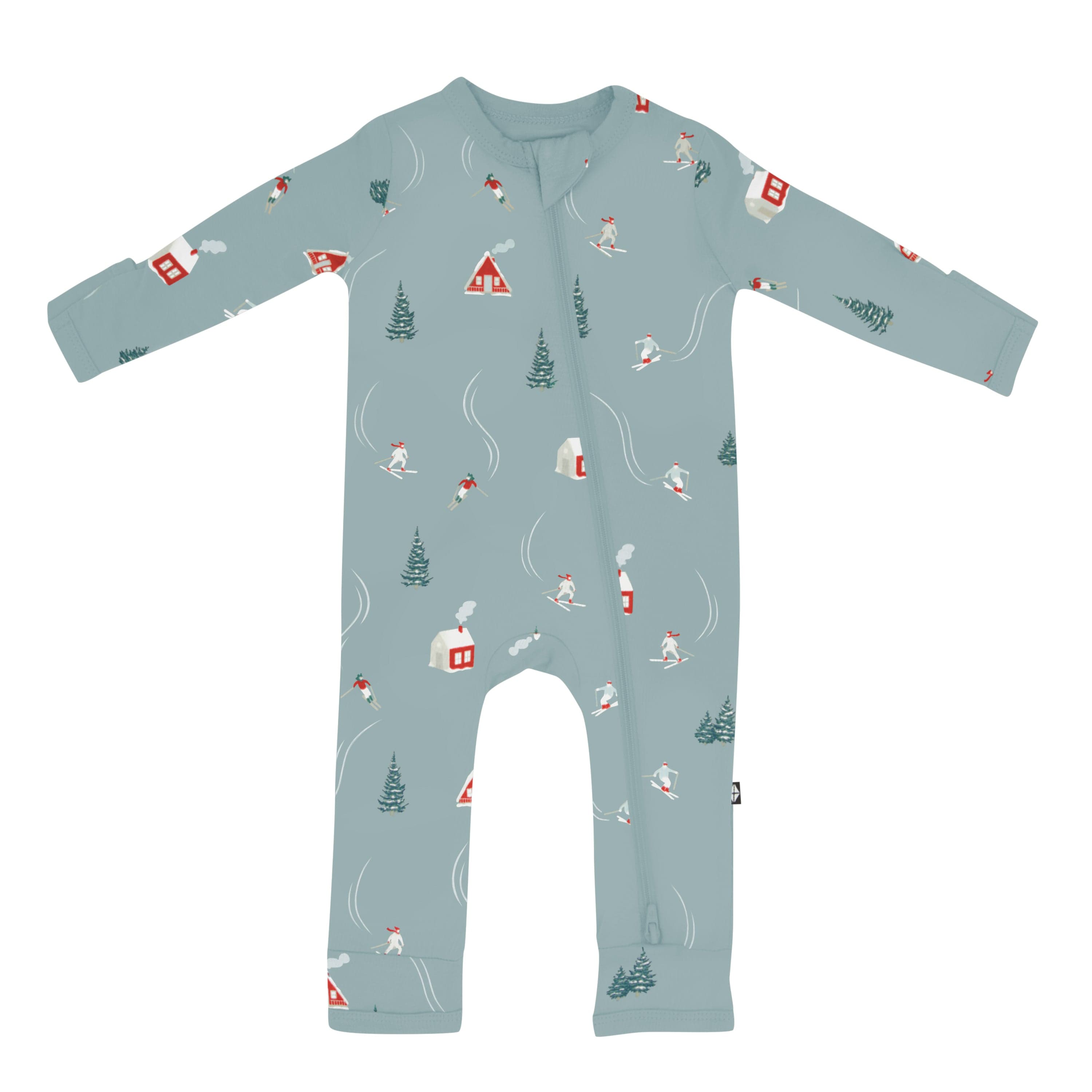 Kyte Baby Zippered Rompers Zippered Romper in Alpine Village