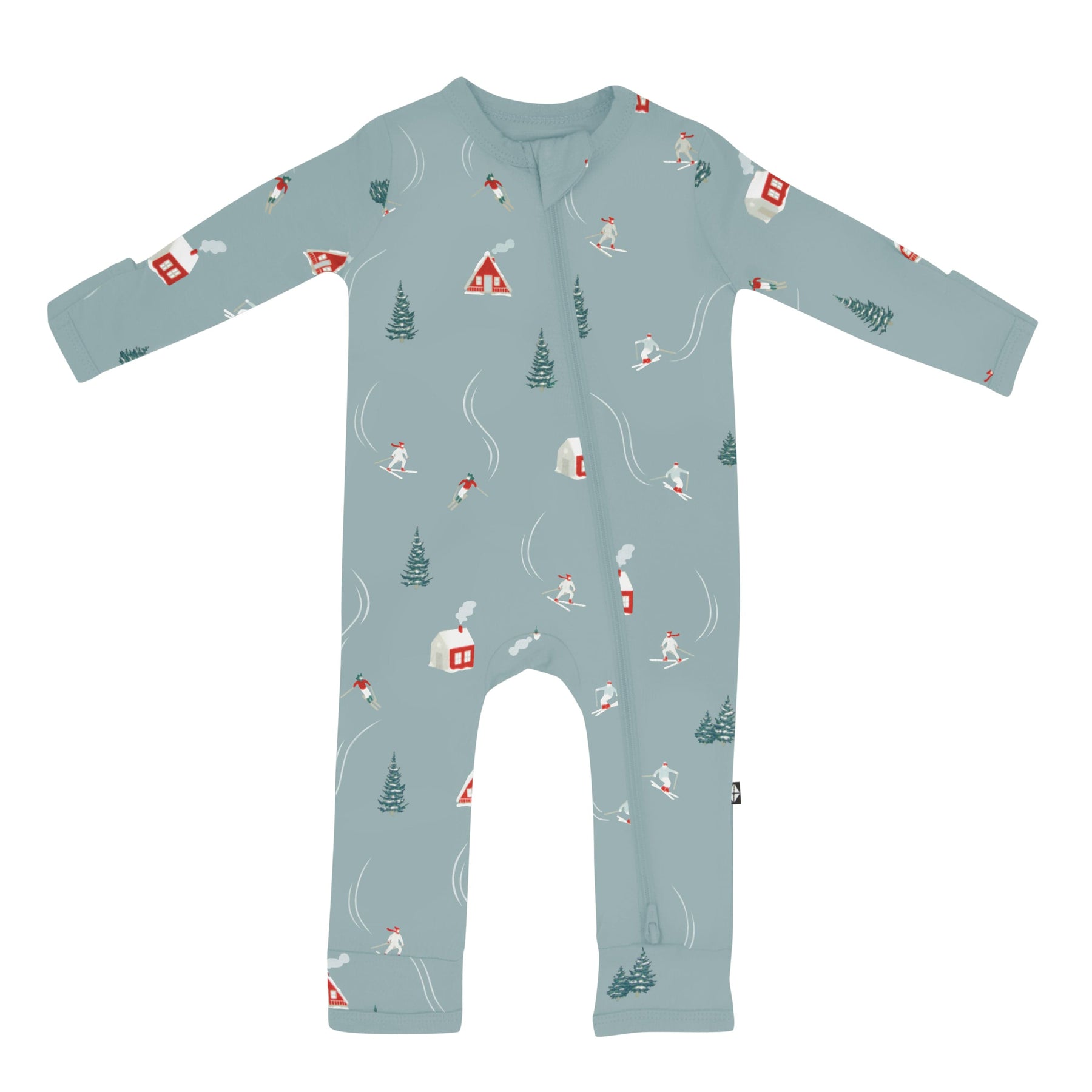 Kyte Baby Zippered Rompers Zippered Romper in Alpine Village