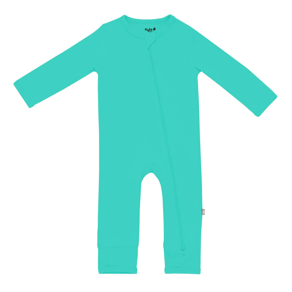 Kyte Baby Zippered Rompers Zippered Romper in Caribbean