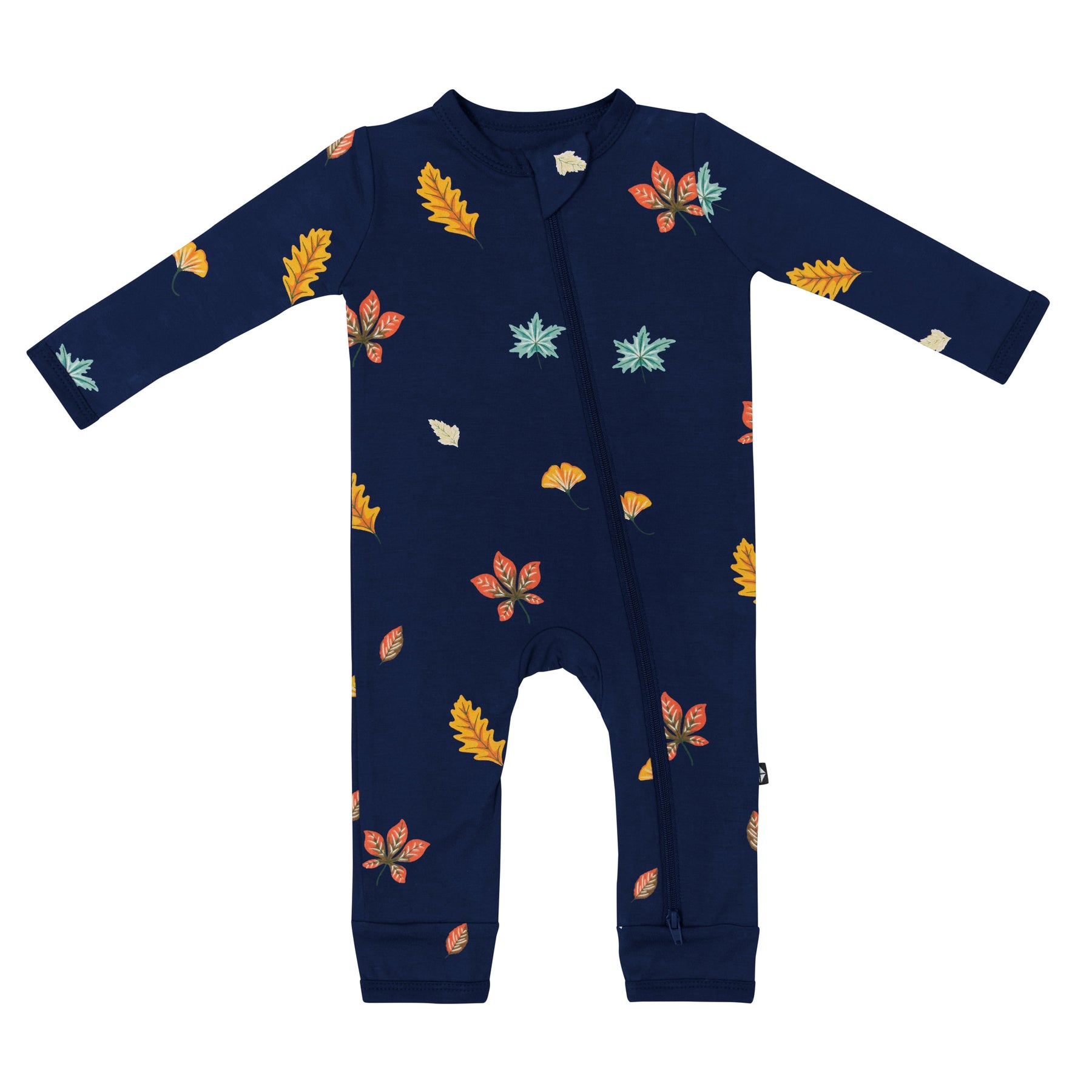 Kyte Baby Zippered Rompers Zippered Romper in Foliage