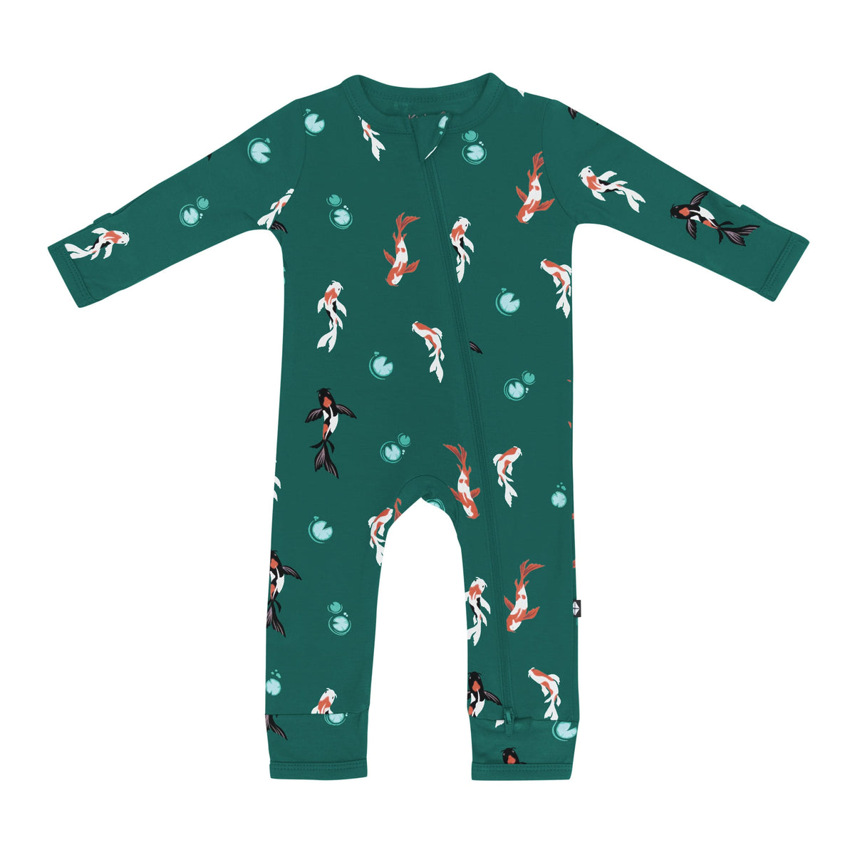 Kyte Baby Zippered Rompers Zippered Romper in Koi