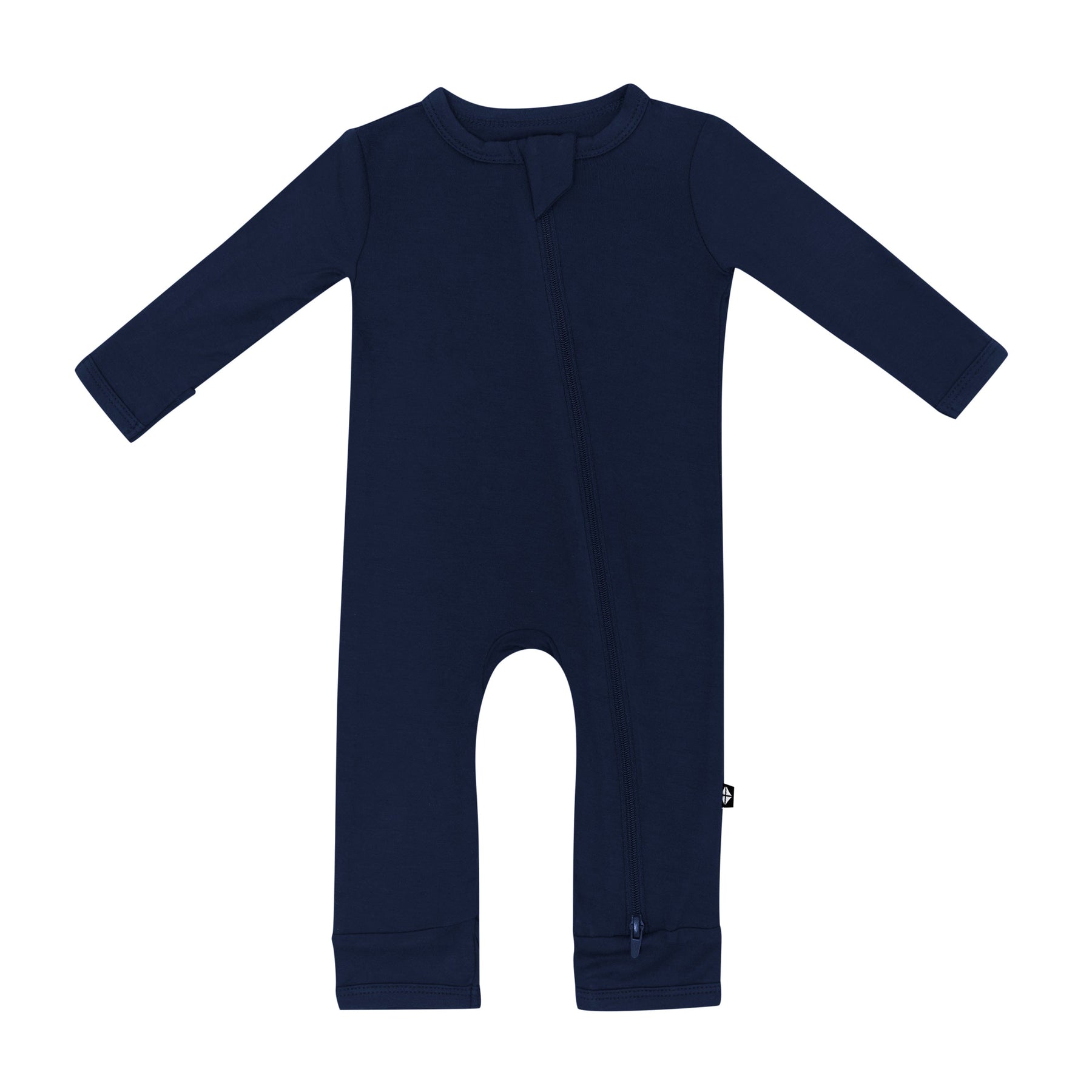 Kyte Baby Zippered Rompers Zippered Romper in Navy