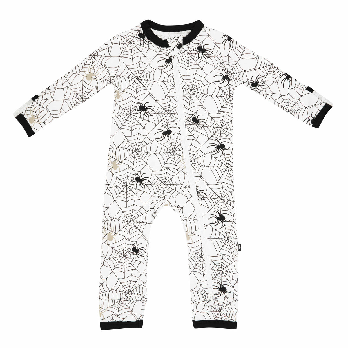 Kyte Baby Zippered Rompers Zippered Romper in Spider