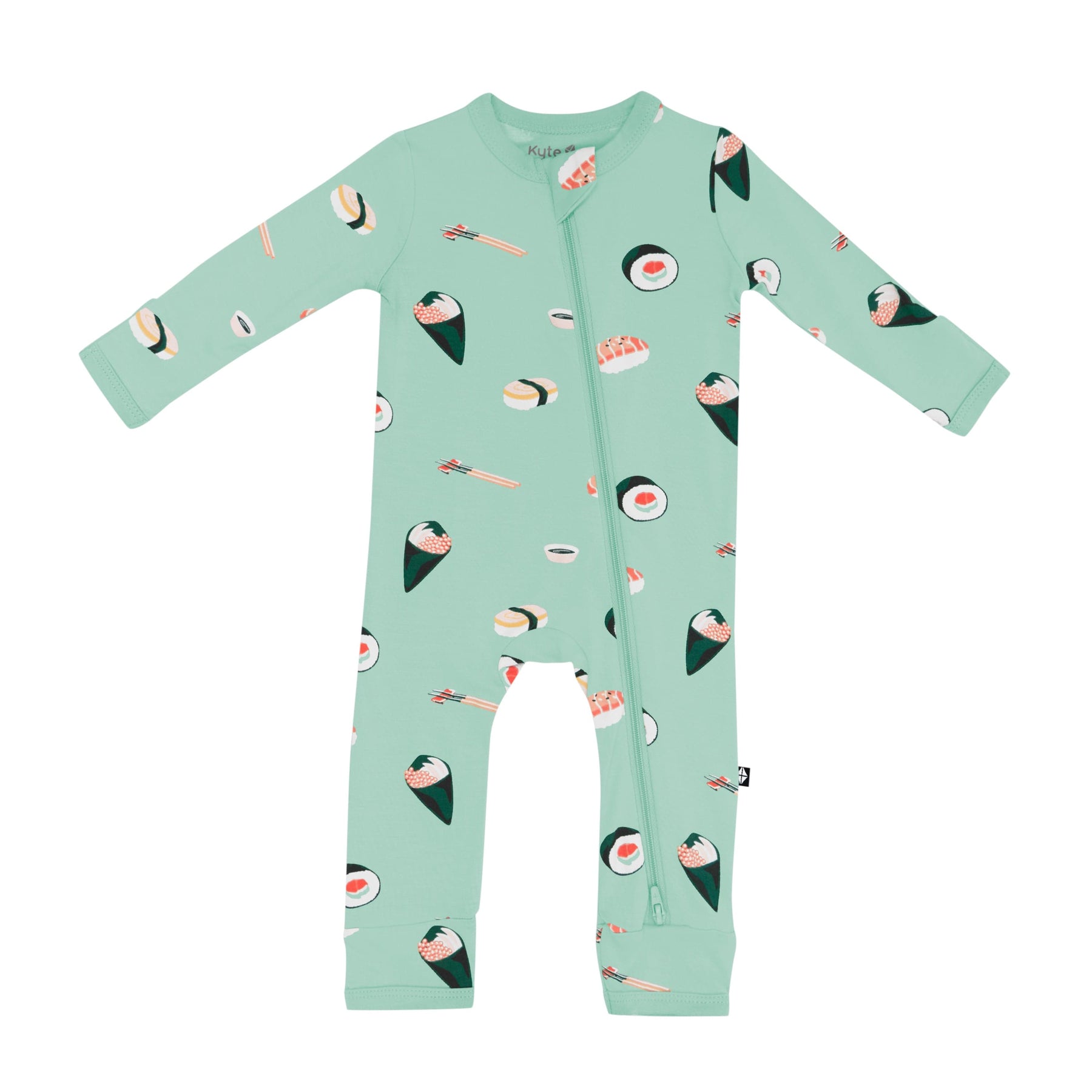 Kyte Baby Zippered Romper in Sushi