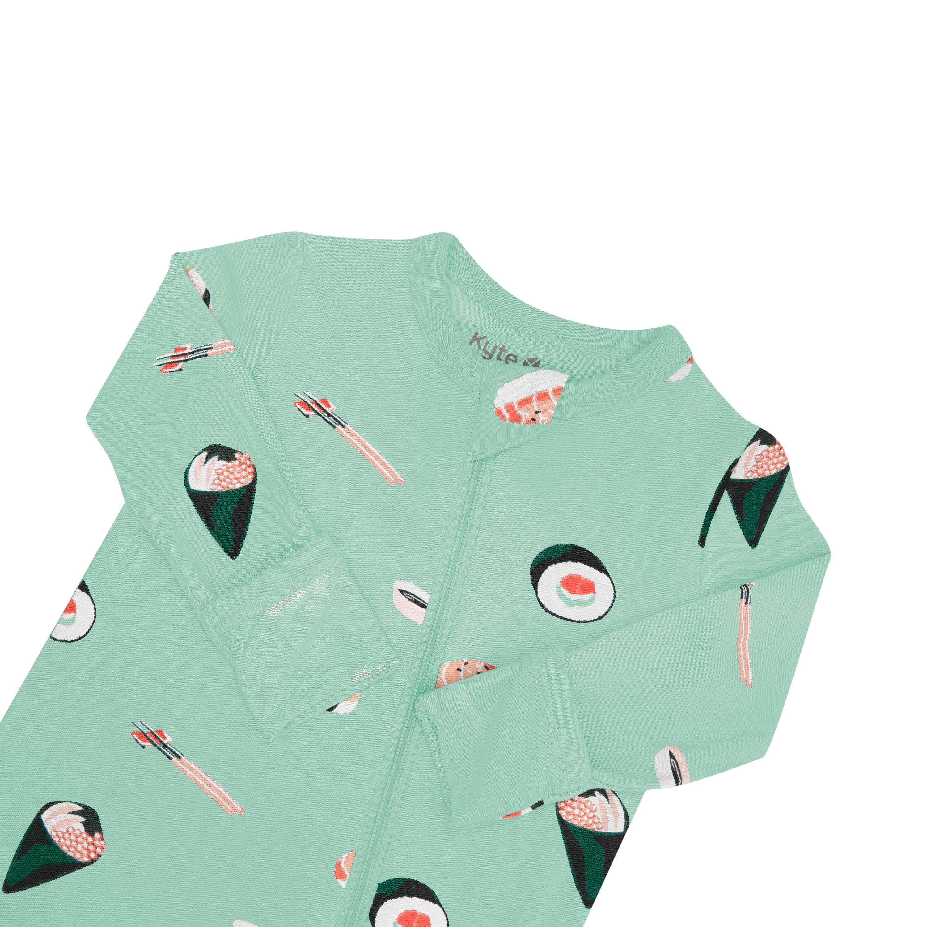 Kyte Baby Zippered Rompers Zippered Romper in Sushi