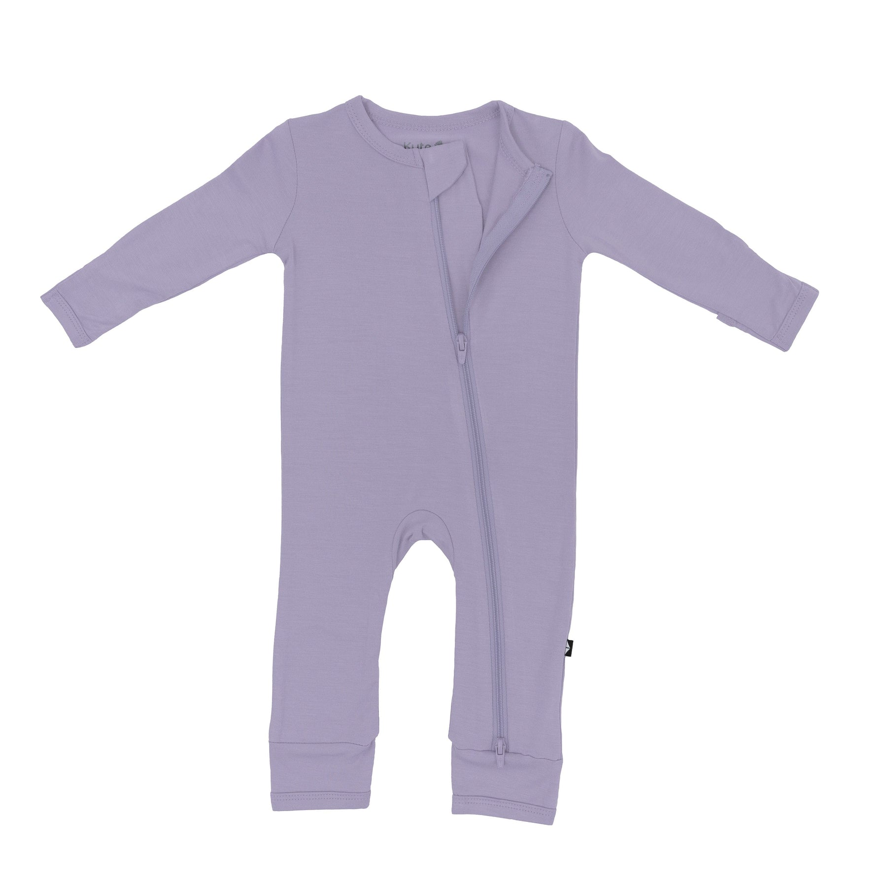 Kyte Baby Zippered Rompers Zippered Romper in Taro