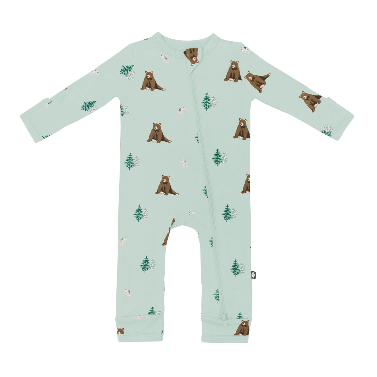 Kyte Baby Zippered Bamboo Romper, Porcelain – Magpies Nashville