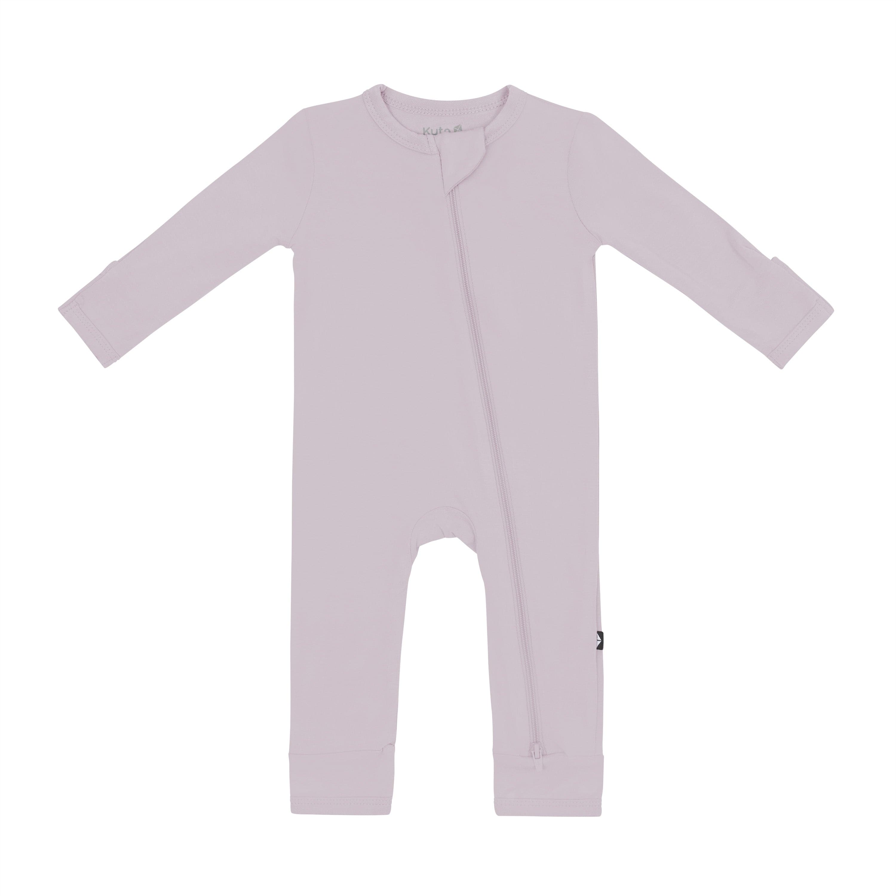 Kyte Baby Zippered Rompers Zippered Romper in Wisteria