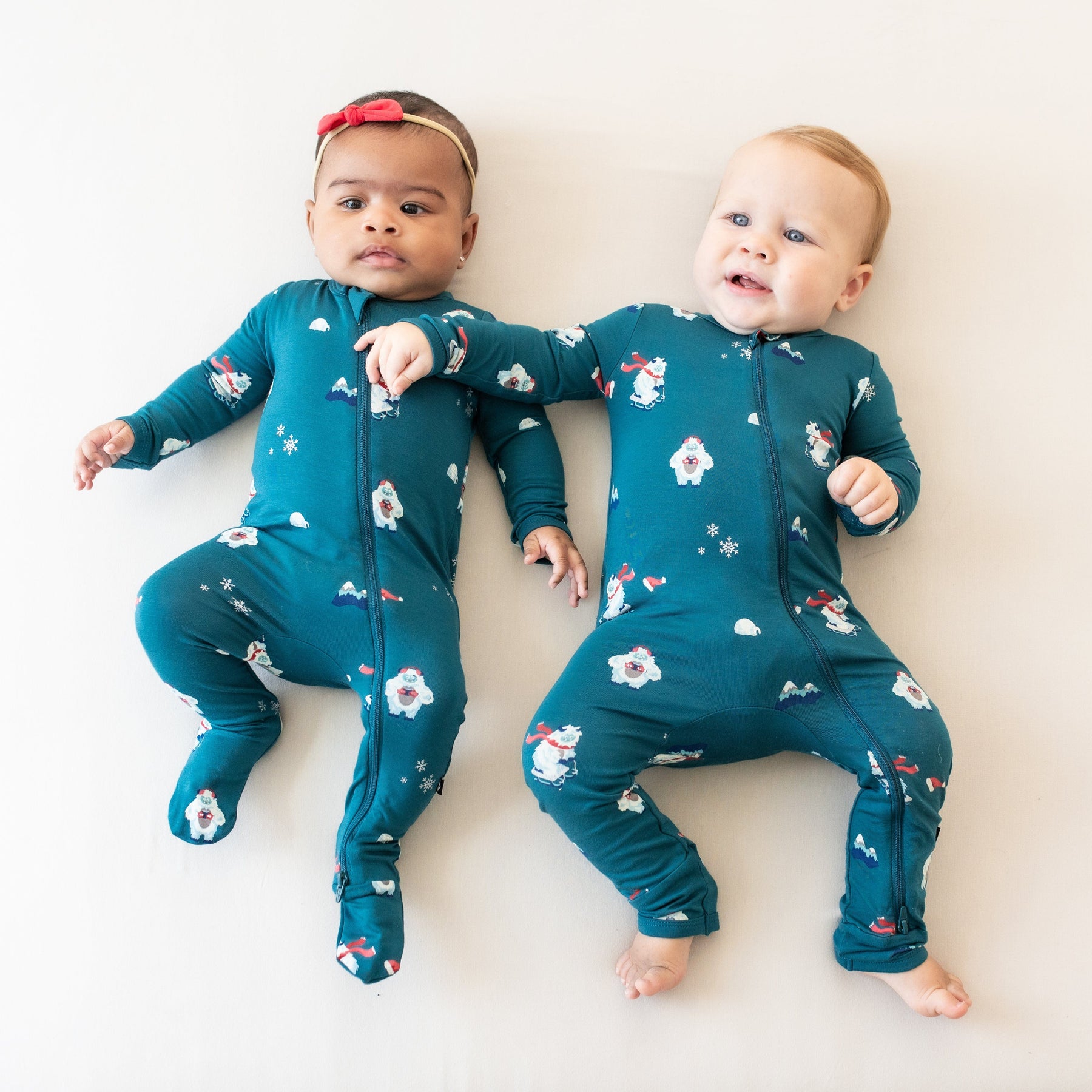 Kyte Baby Zippered Rompers Zippered Romper in Yeti