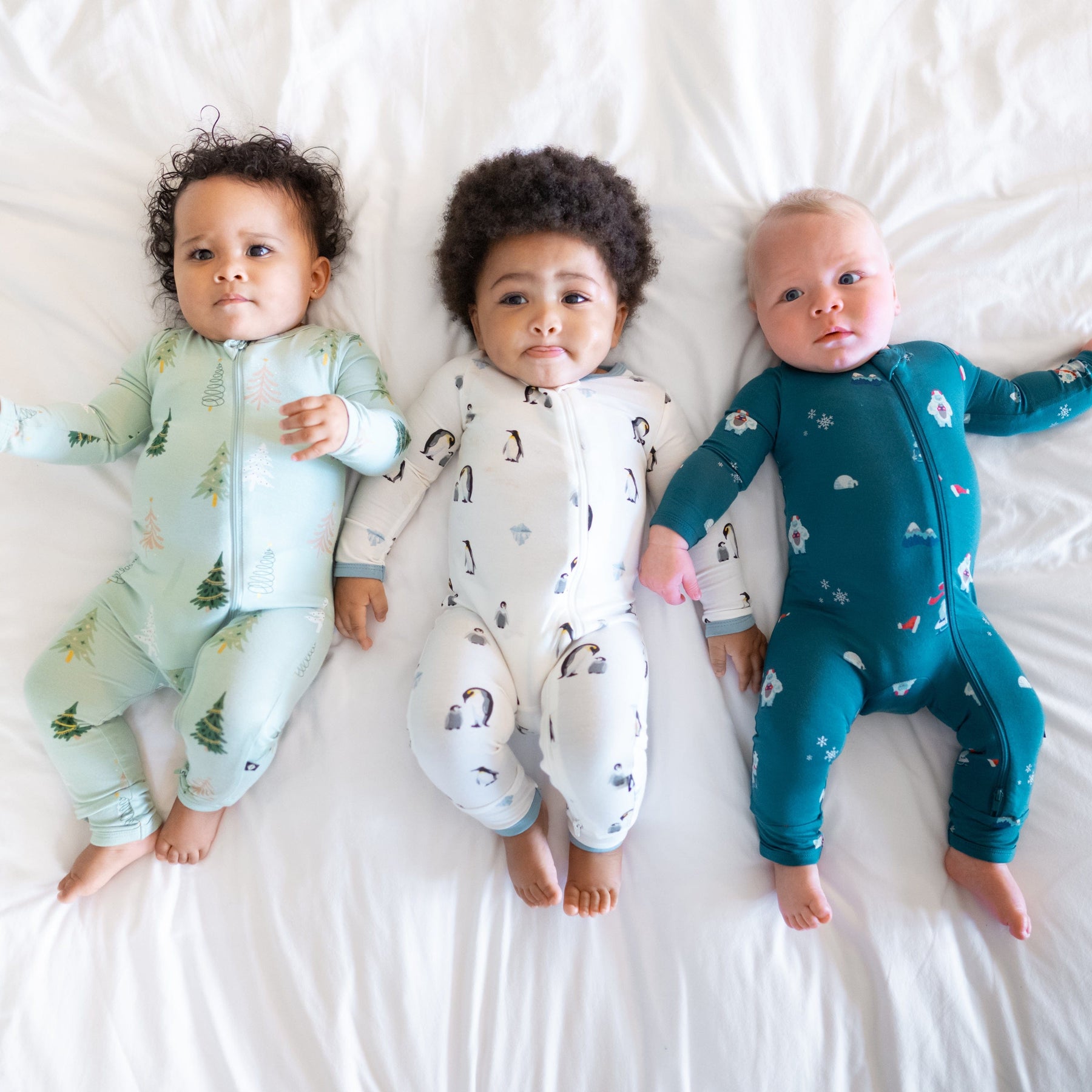 Kyte Baby Zippered Rompers Zippered Romper in Yeti