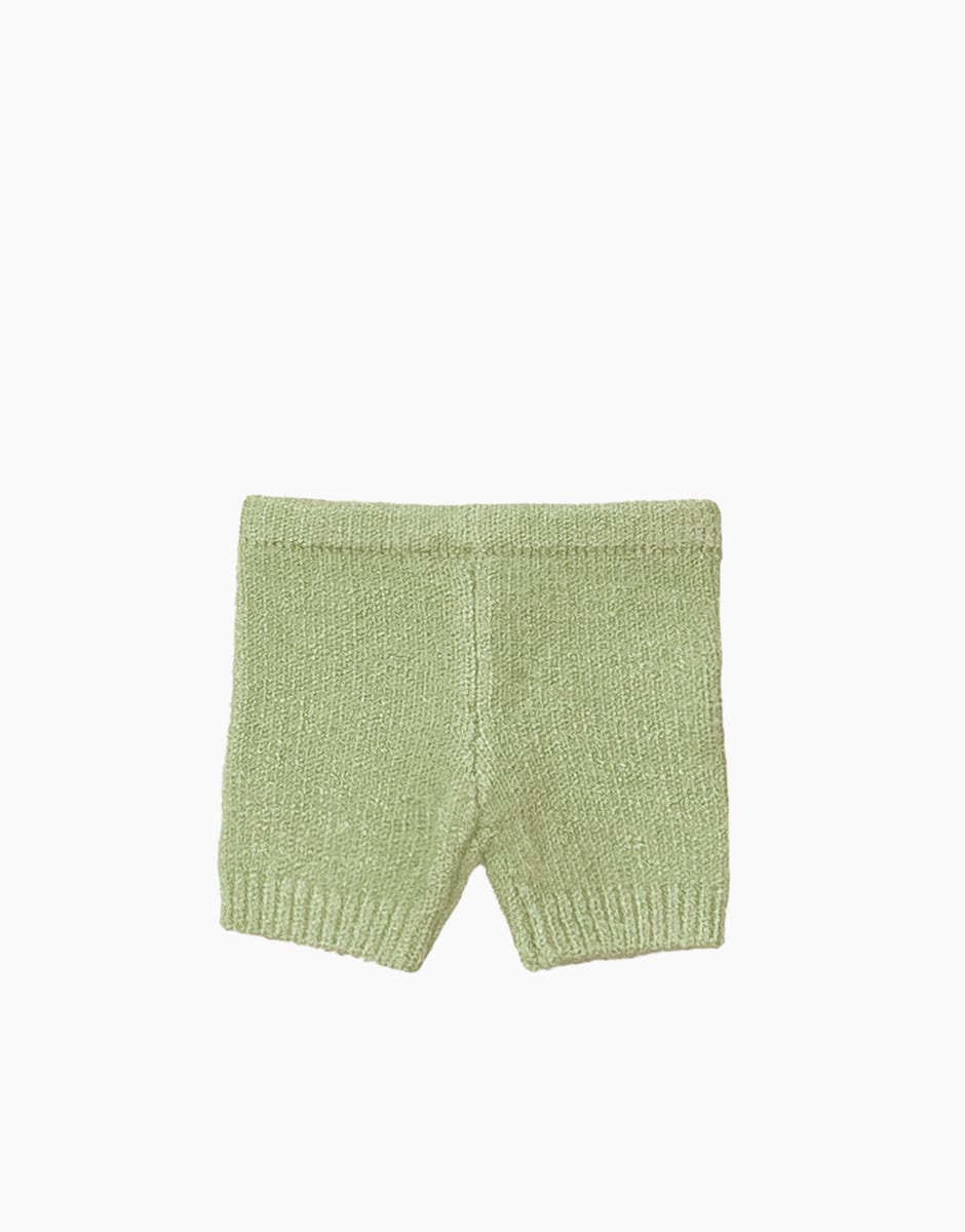Minikane Sage Green Minikane Vito Sage Green Knit Shorts