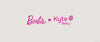 Barbie x Kyte Baby video banner featuring moving beach van and rocket ship