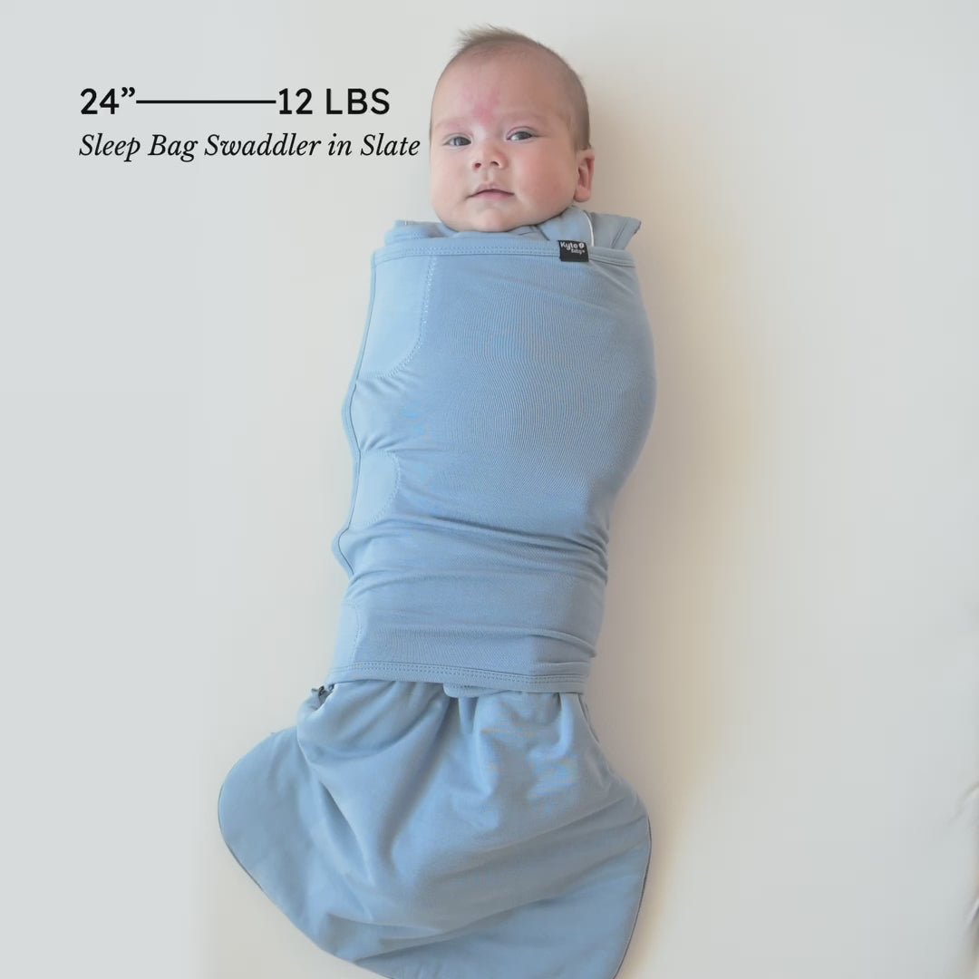 Sleep Bag Swaddler in Slate