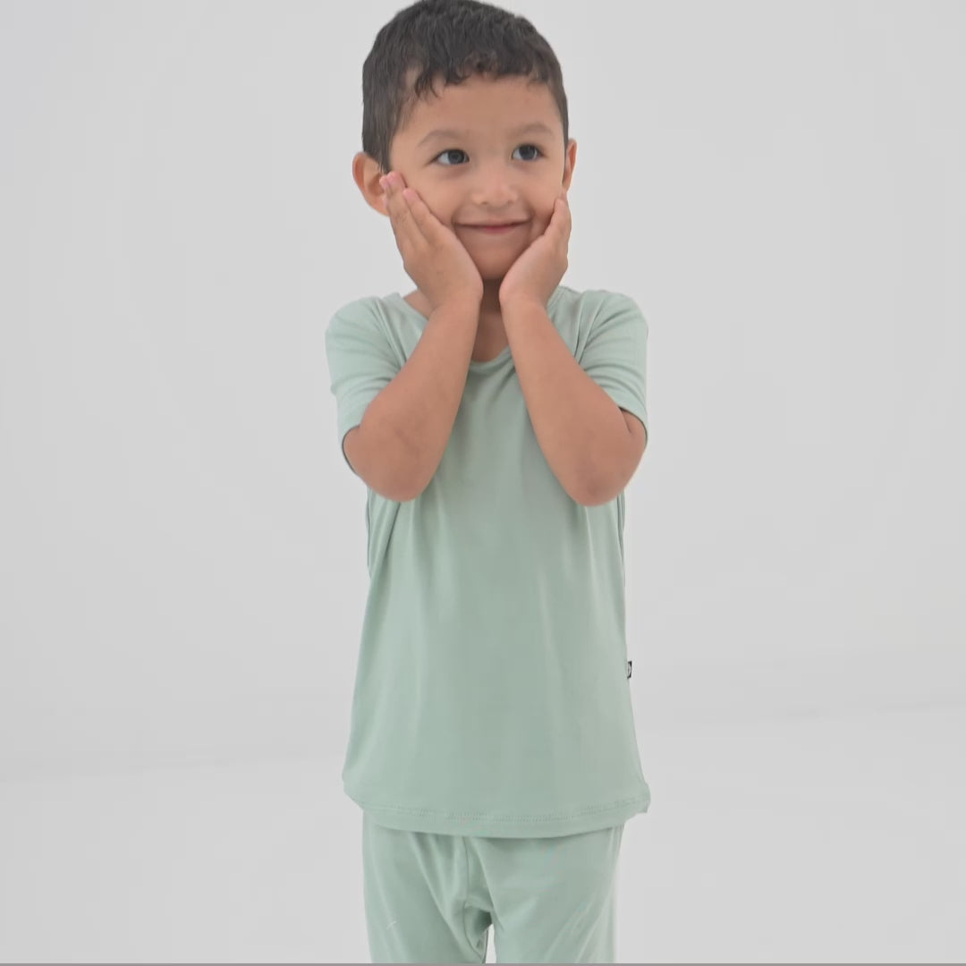 Short Sleeve Pajamas in Sage