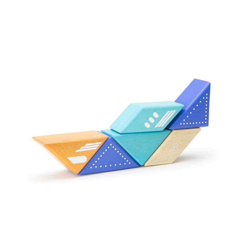 Tegu Accessory Travel Pals - Magnetic Wooden Block Set - Jet Plane Tegu Travel Pals - Magnetic Wooden Block Set - Jet Plane