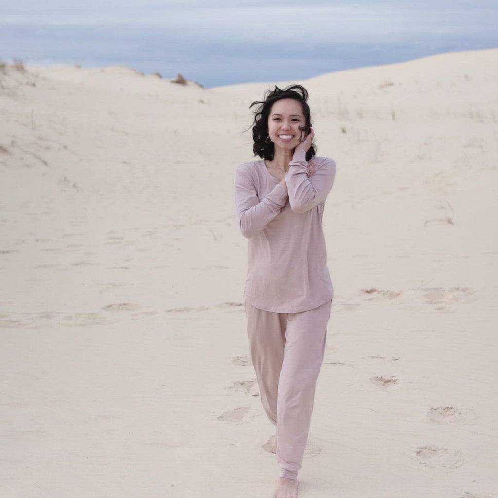 Women's Jogger Pajama Set in Sunset