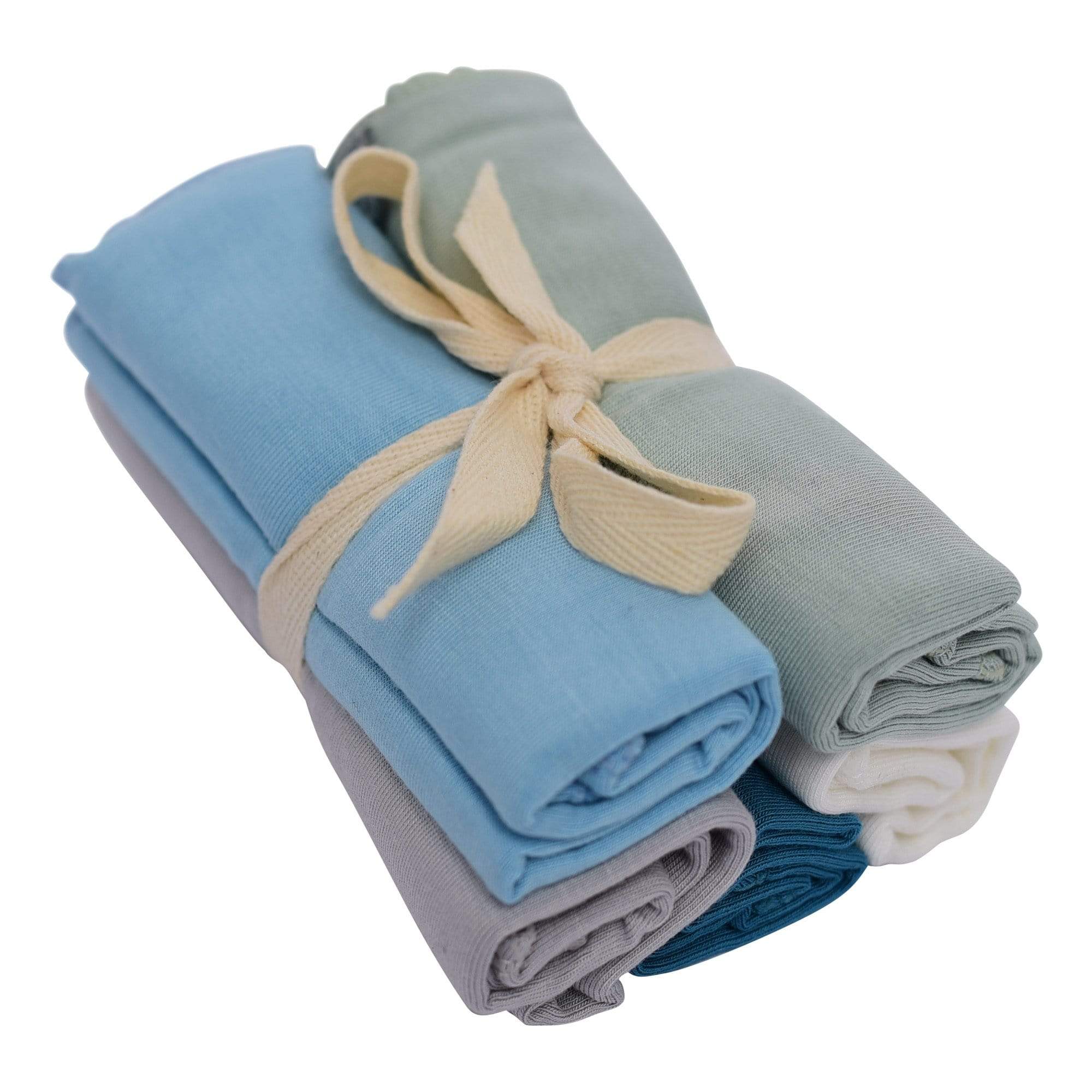 Solid Washcloth Combo 5-Pack in Boy - Kyte Baby