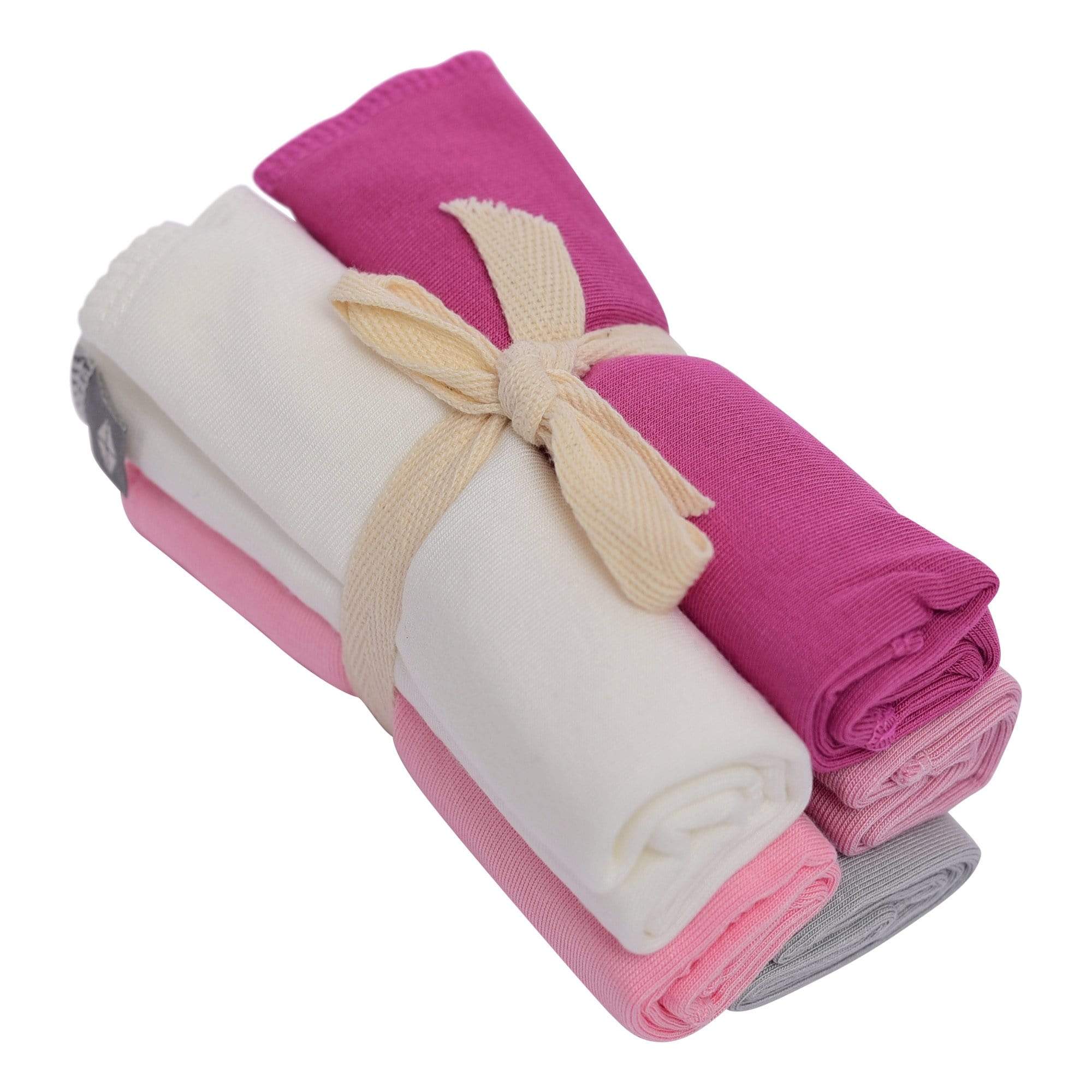 Solid Washcloth Combo 5-Pack in Girl - Kyte Baby