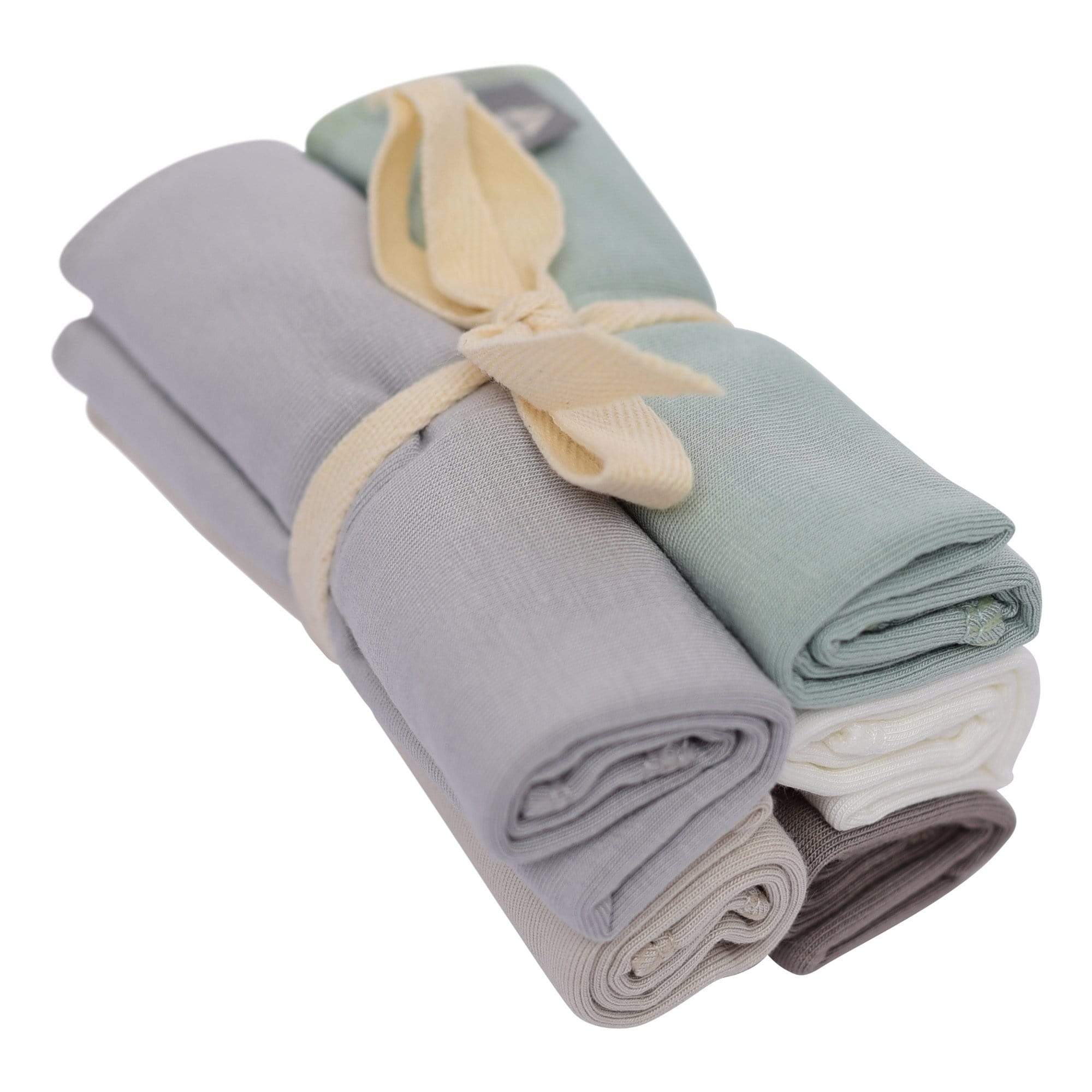Solid Washcloth Combo 5-Pack in Neutral - Kyte Baby