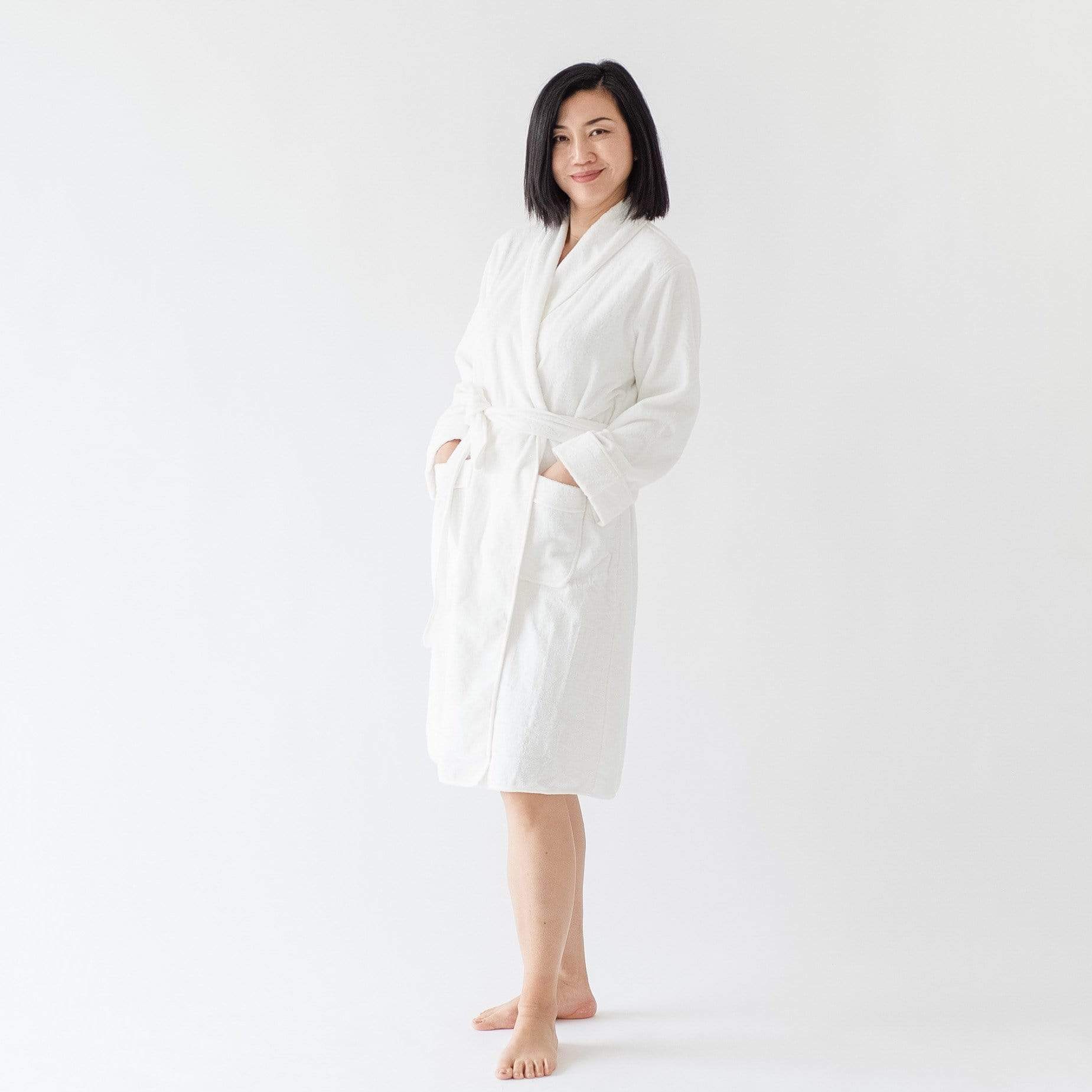 Kyte BABY Adult Bath Robe Adult Bath Robe in Cloud